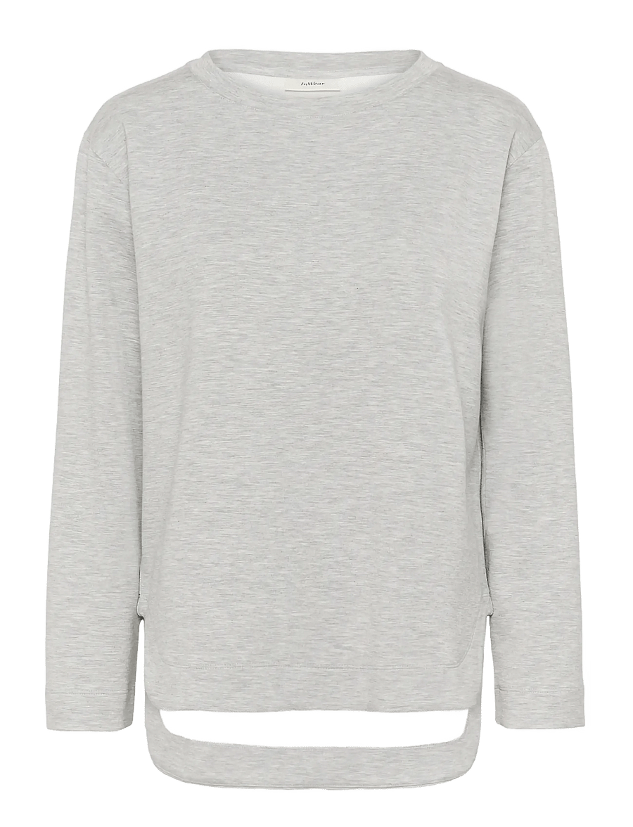 InWear - GincentIW Melange Crewneck - fashion trends - granite melange - 1