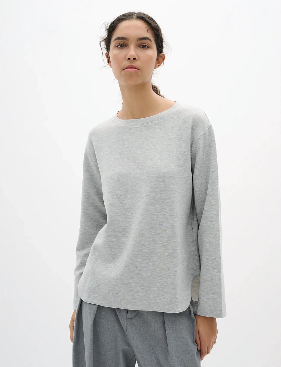 InWear - GincentIW Melange Crewneck - fashion trends - granite melange - 0