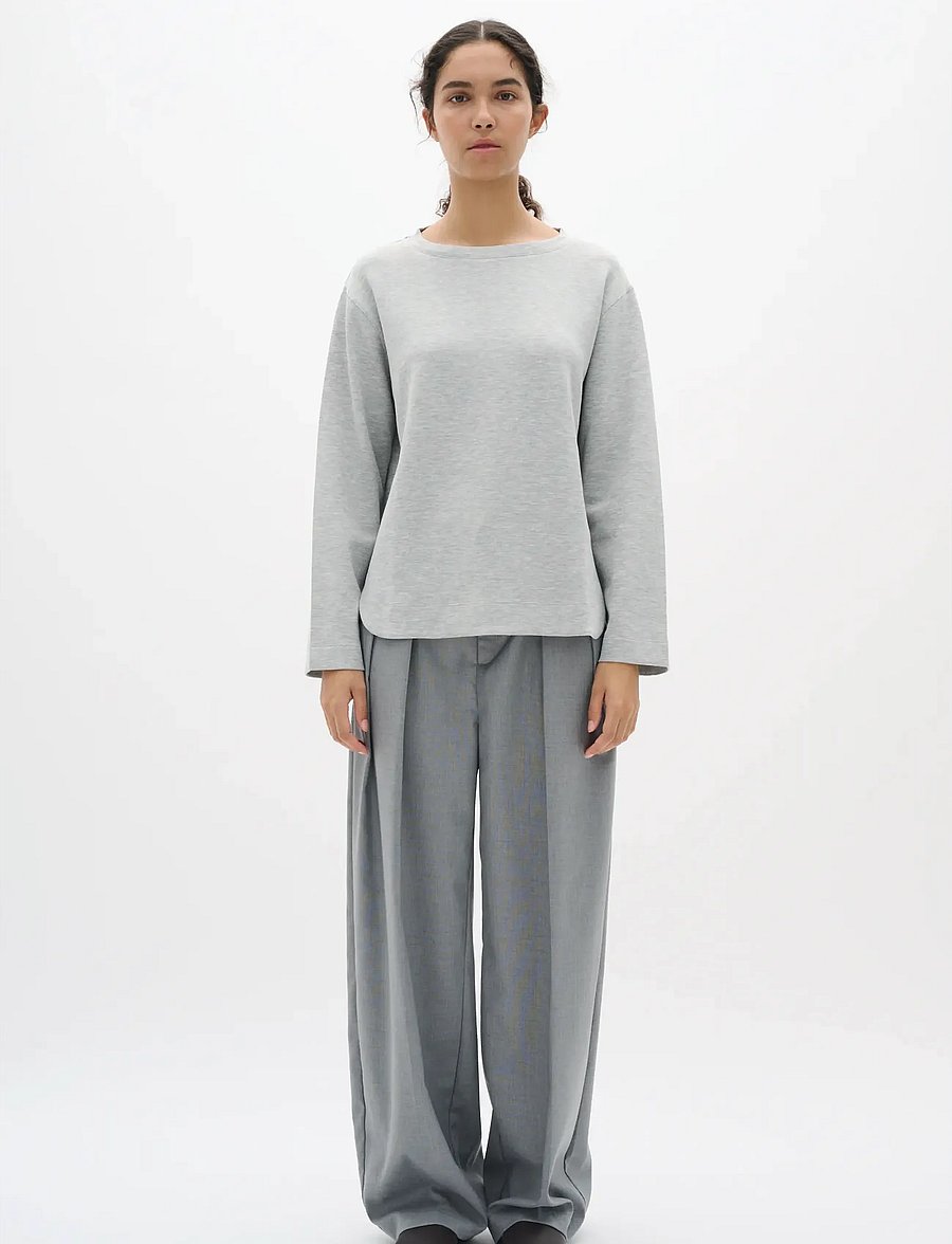 InWear - GincentIW Melange Crewneck - fashion trends - granite melange - 3