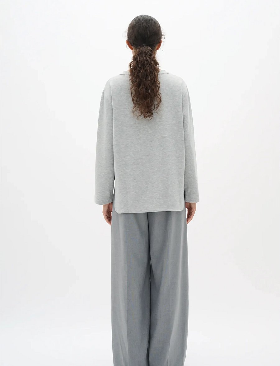 InWear - GincentIW Melange Crewneck - fashion trends - granite melange - 4