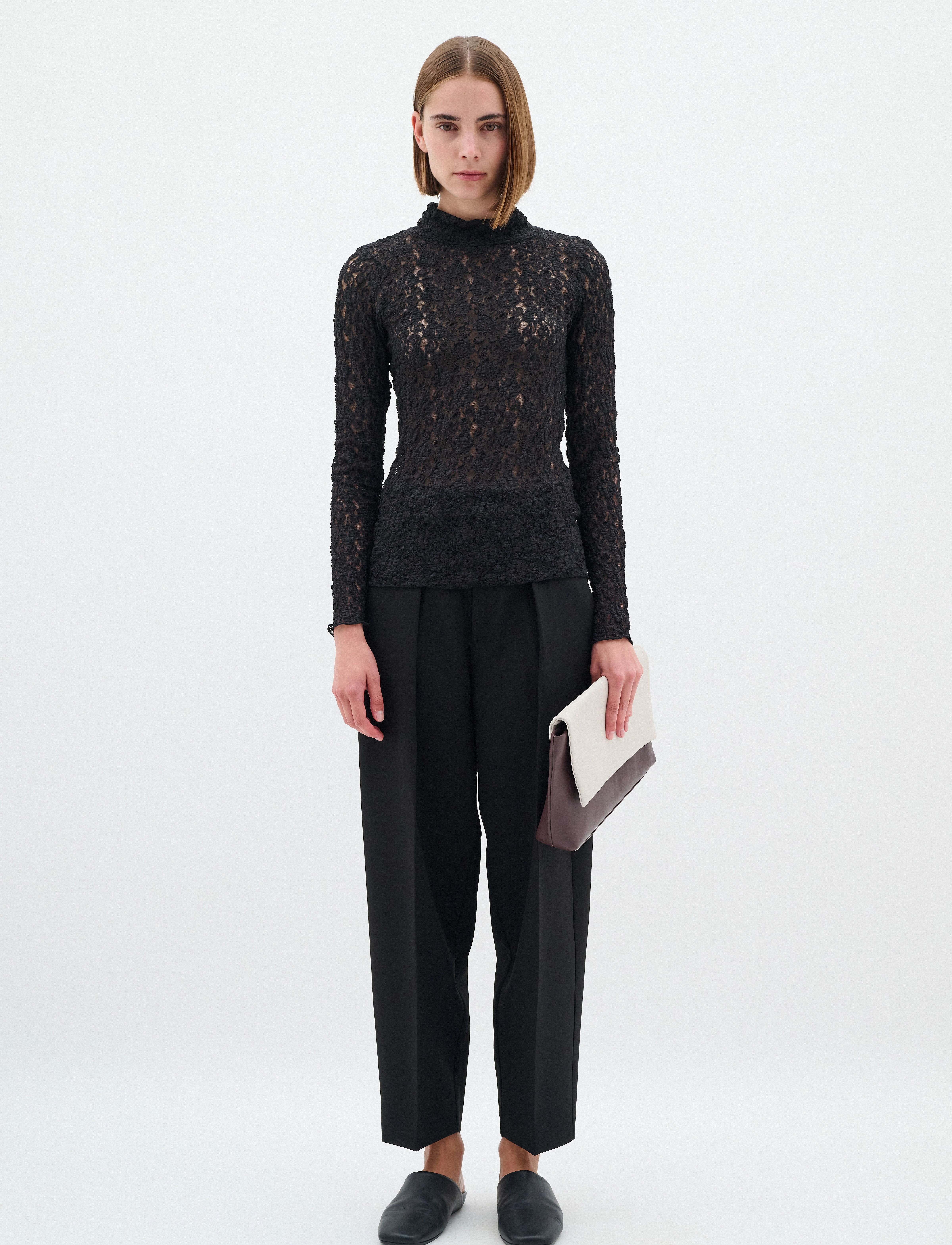 InWear - CivahIW Turtleneck Blouse - black - 3