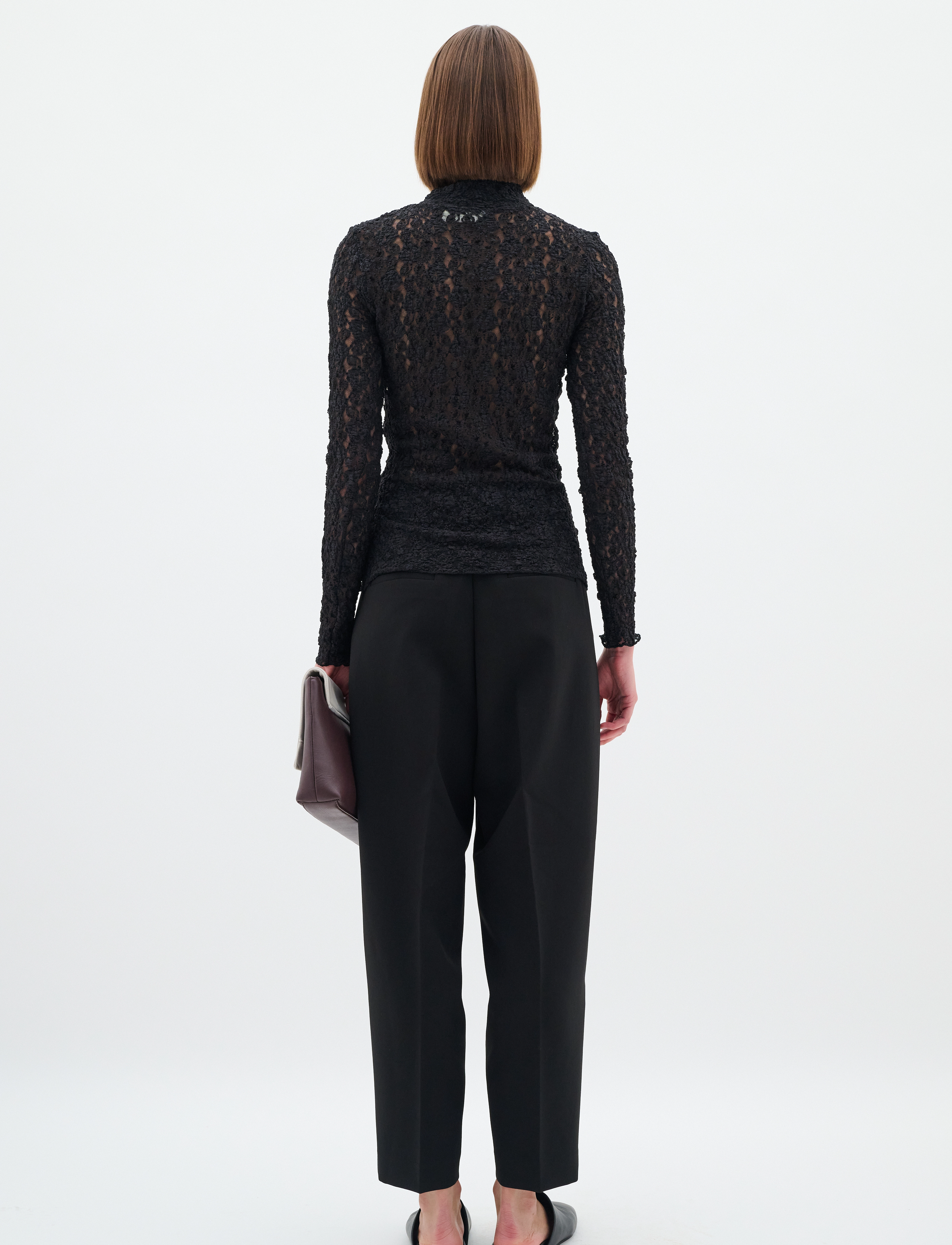 InWear - CivahIW Turtleneck Blouse - black - 4