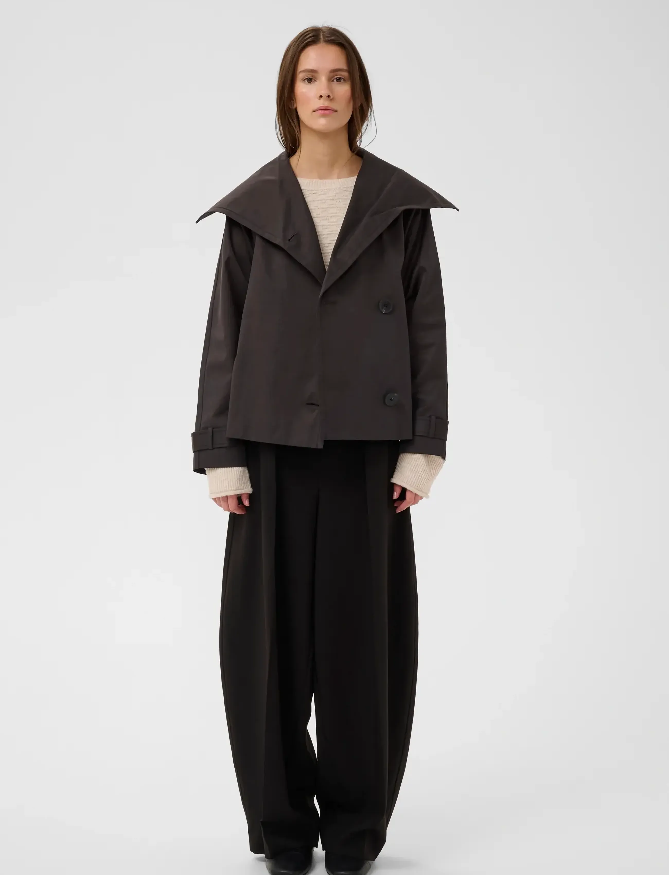 InWear - MAZIEIW PERRY SHORT COAT - kevadmantlid - black - 3