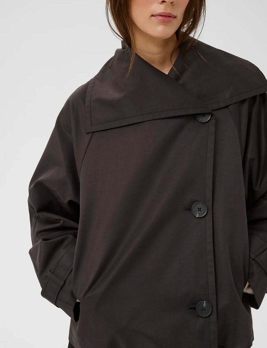 InWear - MAZIEIW PERRY SHORT COAT - leichte mäntel - black - 5