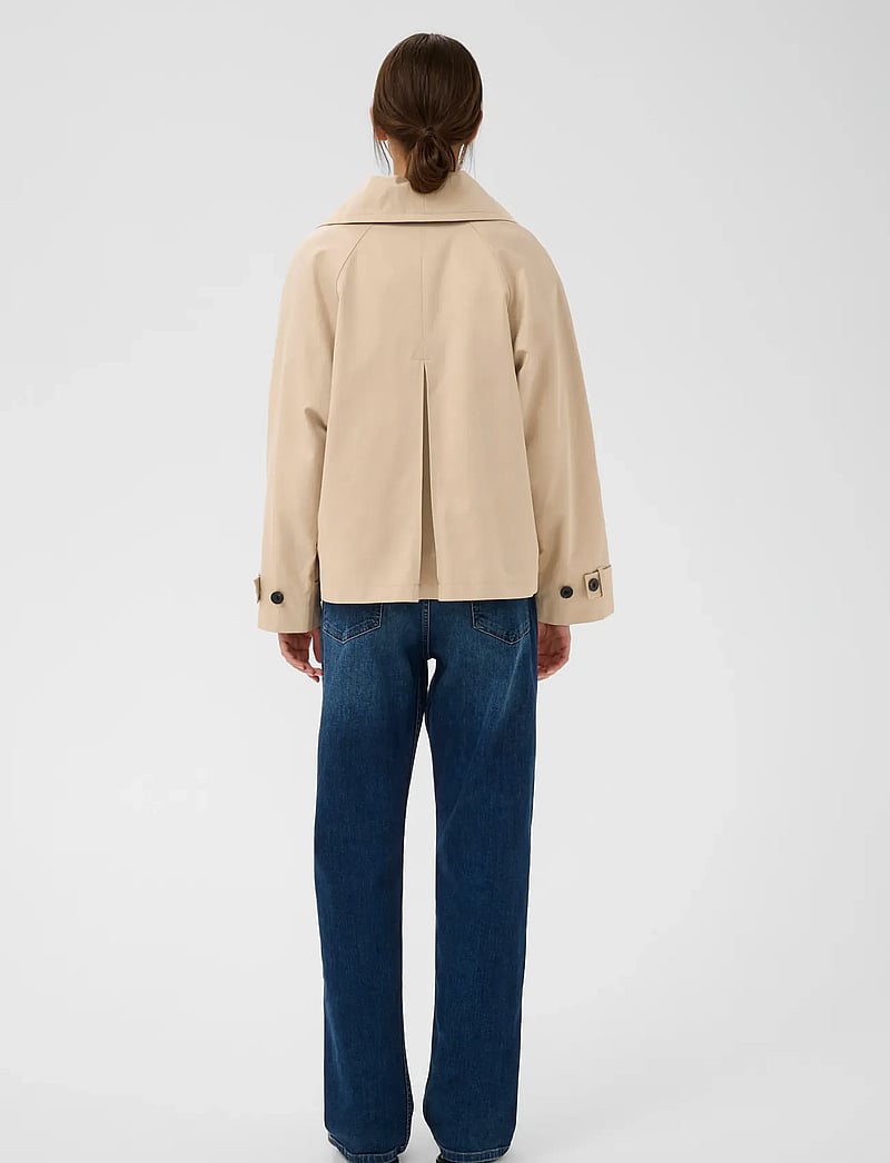 InWear - MAZIEIW PERRY SHORT COAT - leichte mäntel - sandstone - 4