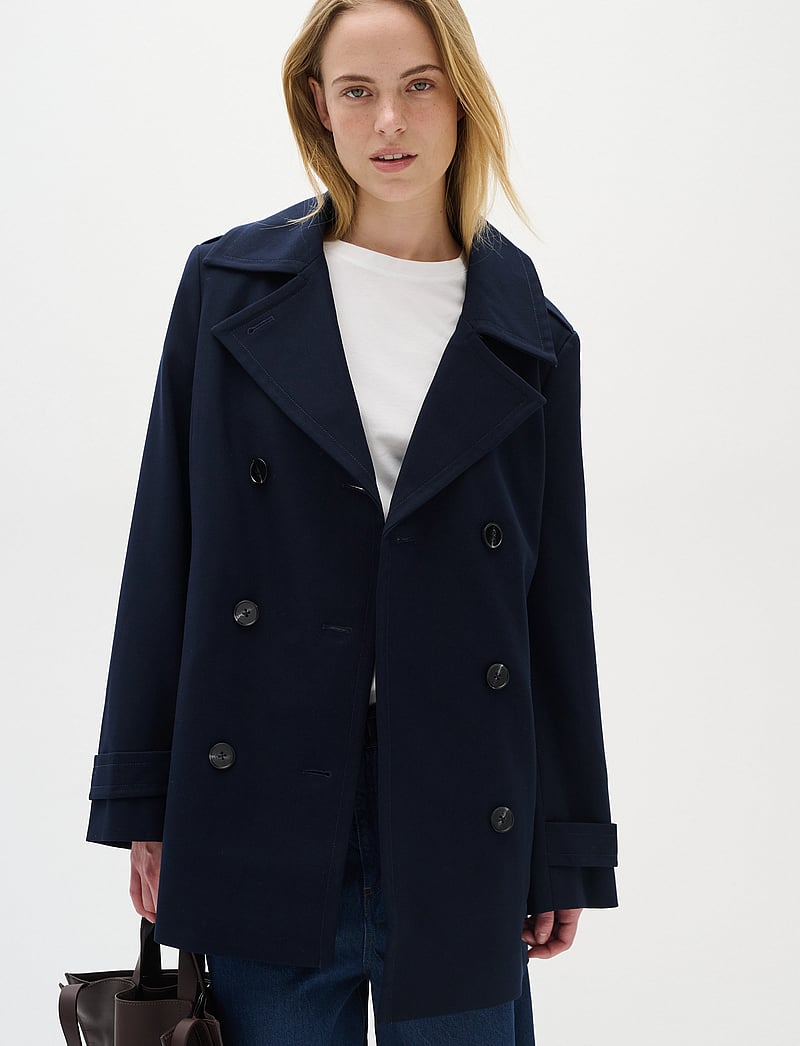 InWear - UlrykaIW Sailor Coat - winter jackets - marine blue - 0