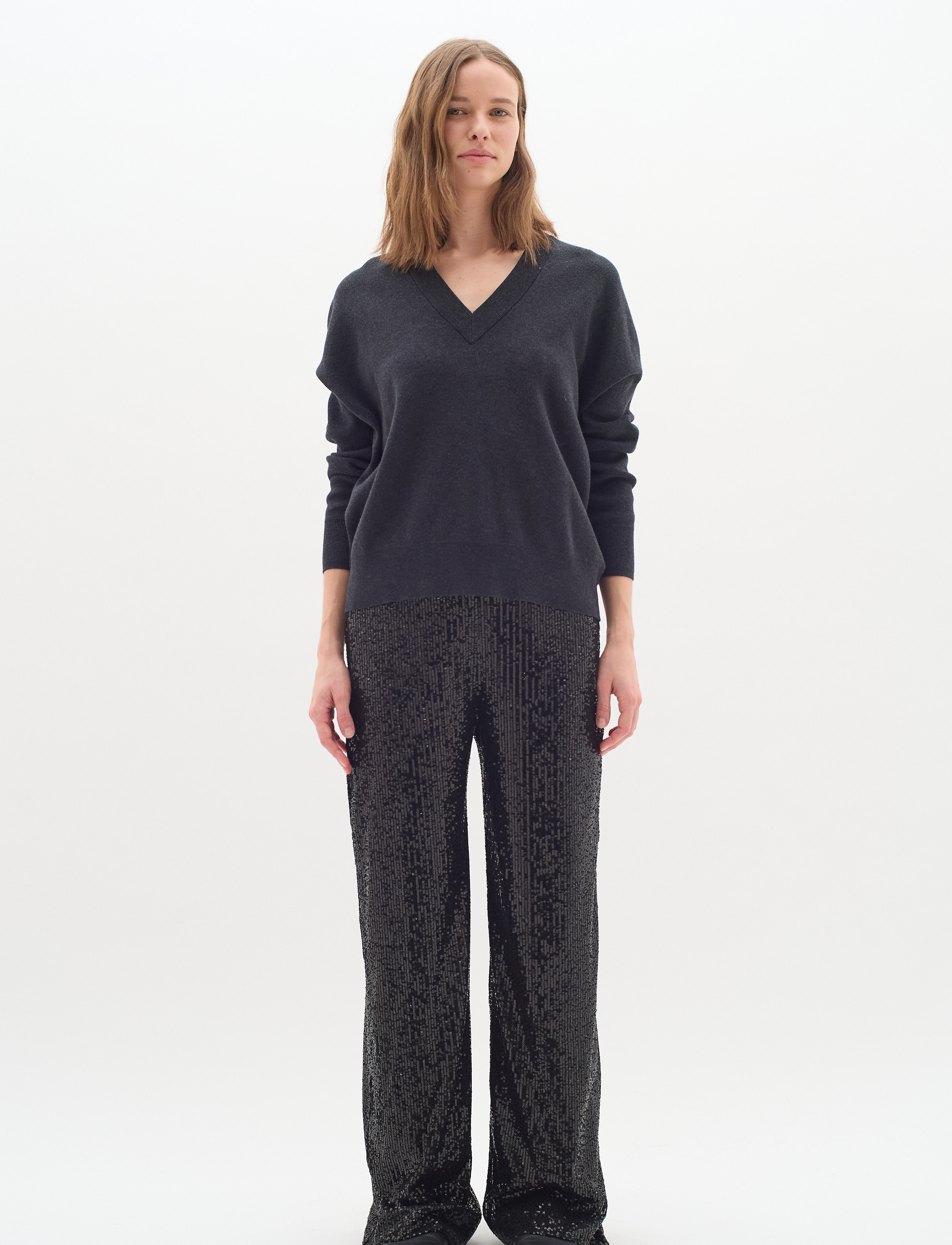 InWear - BarbaraIW Pant - bukser med brede ben - black - 3