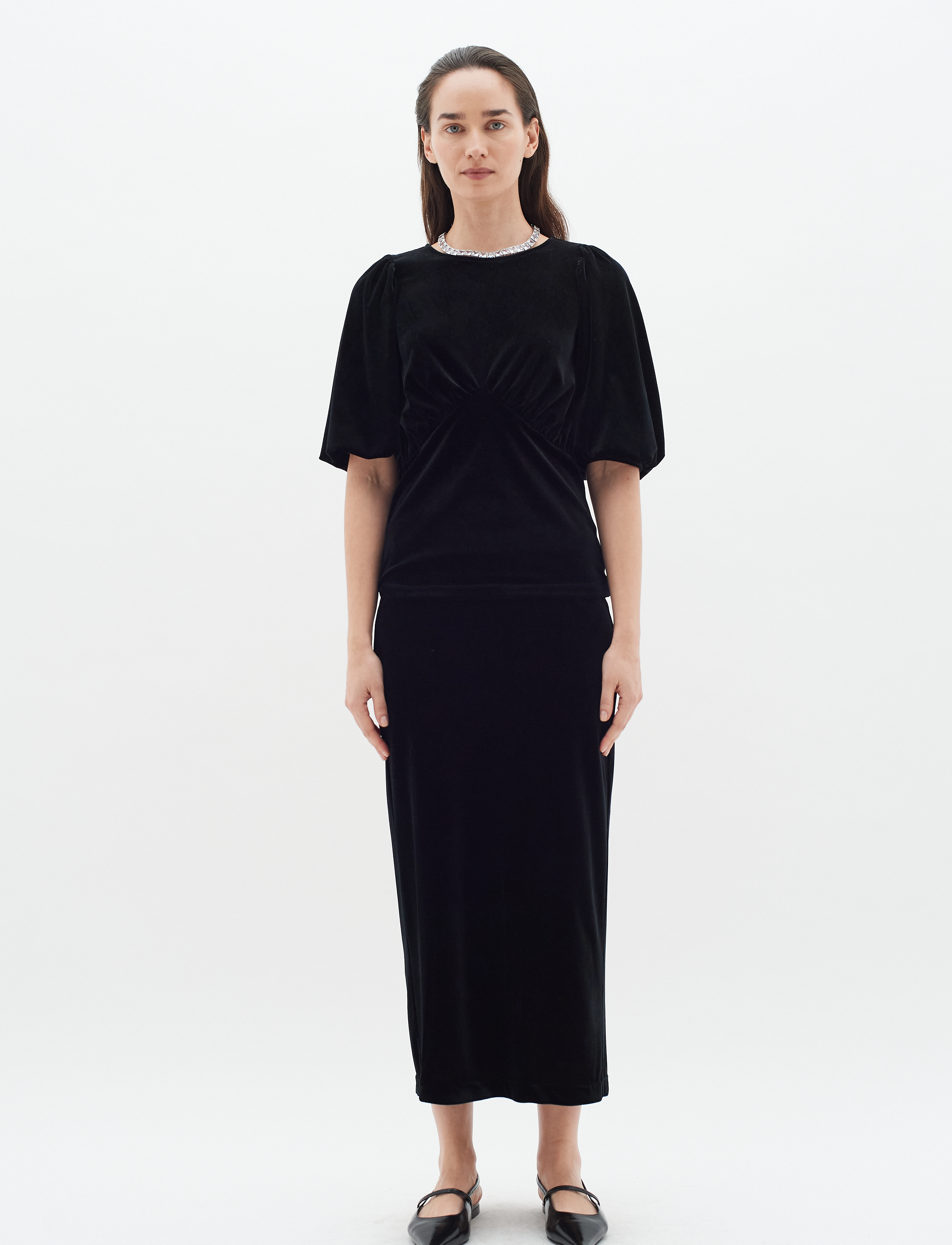 InWear - BrynnIW Aida Skirt - midi skirts - black - 3