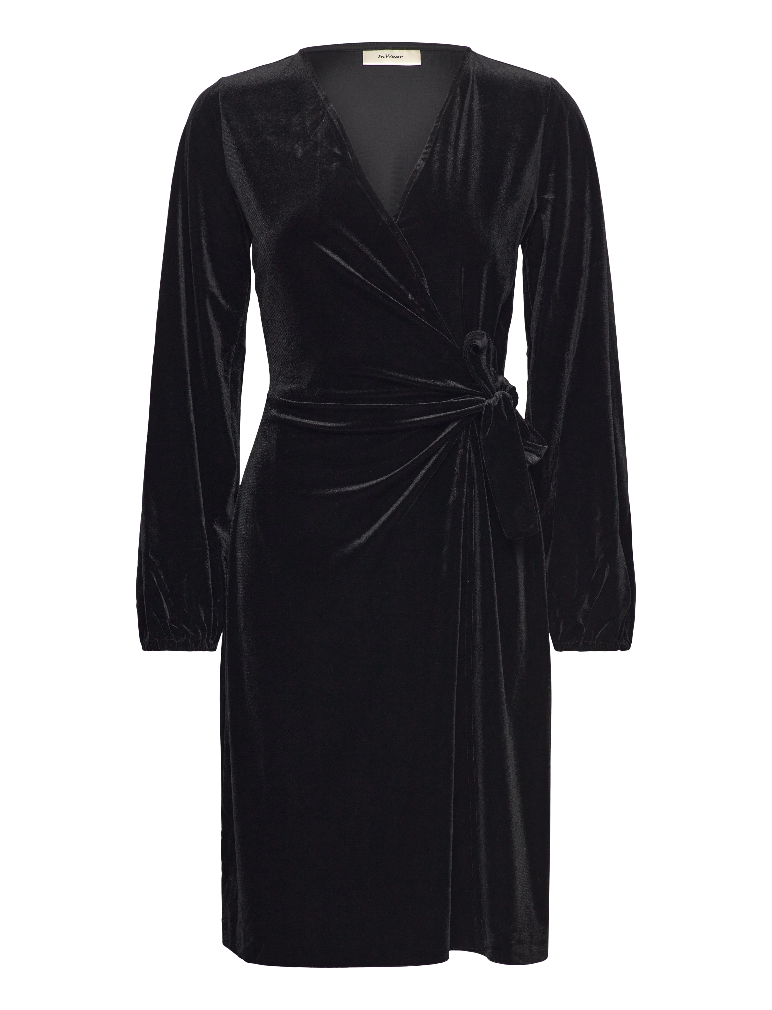 INWEAR Brynniw Goriel Wrap Kleid Schwarz - XS - Damen