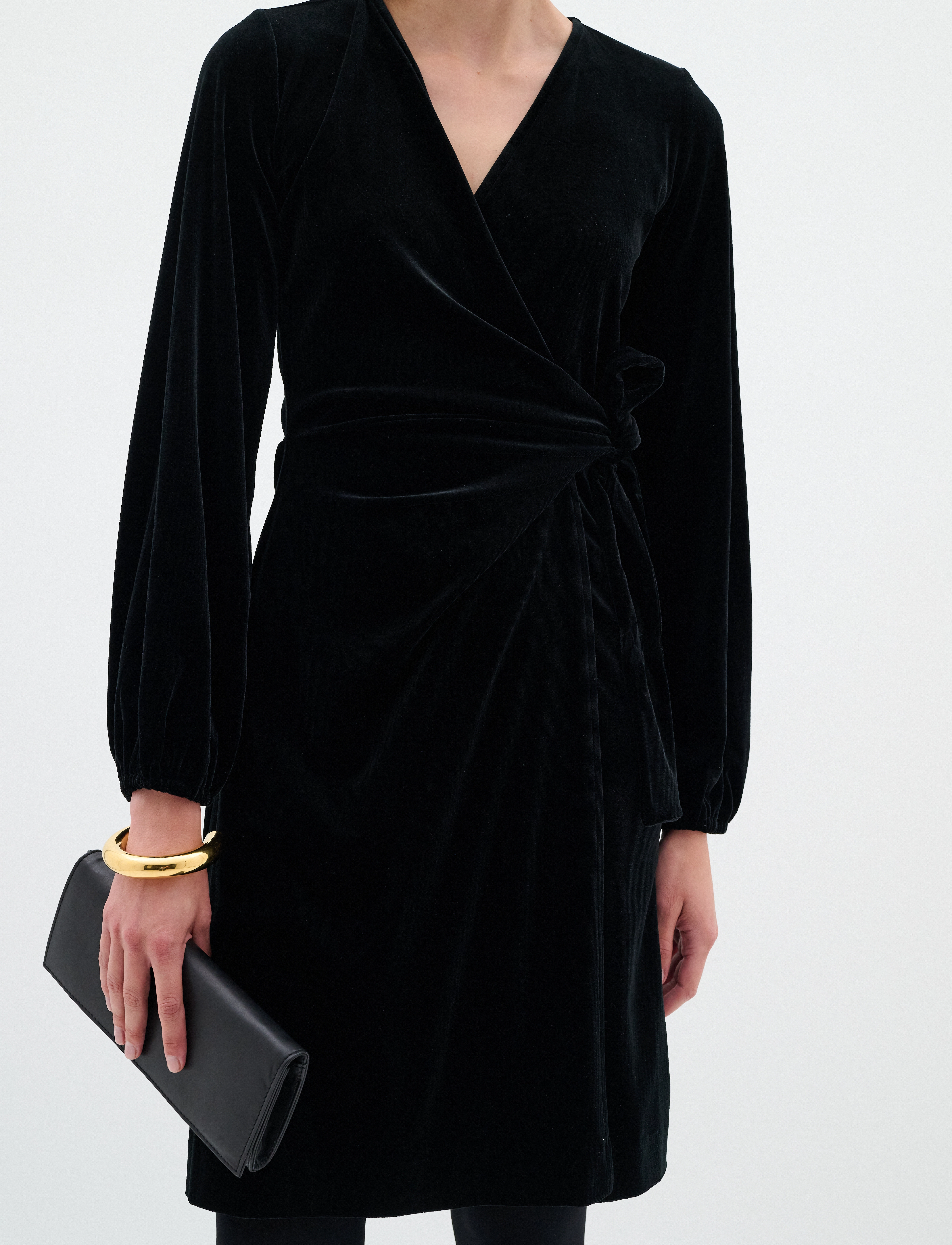 InWear BrynnIW Goriel Wrap Dress - Kleidid - BLACK / black