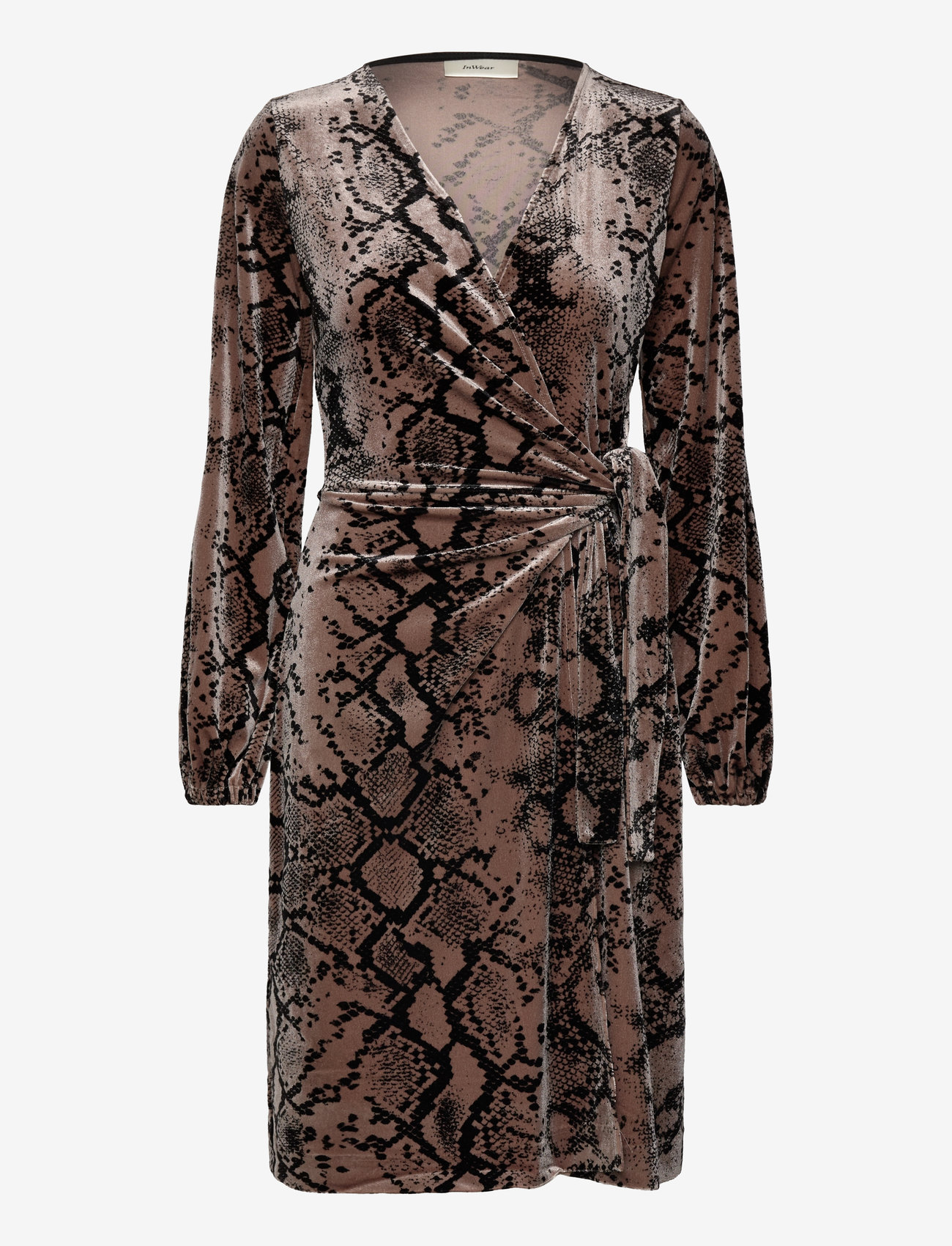 InWear - BrynnIW Goriel Wrap Dress - cocktailkleider - sandy snake - 1