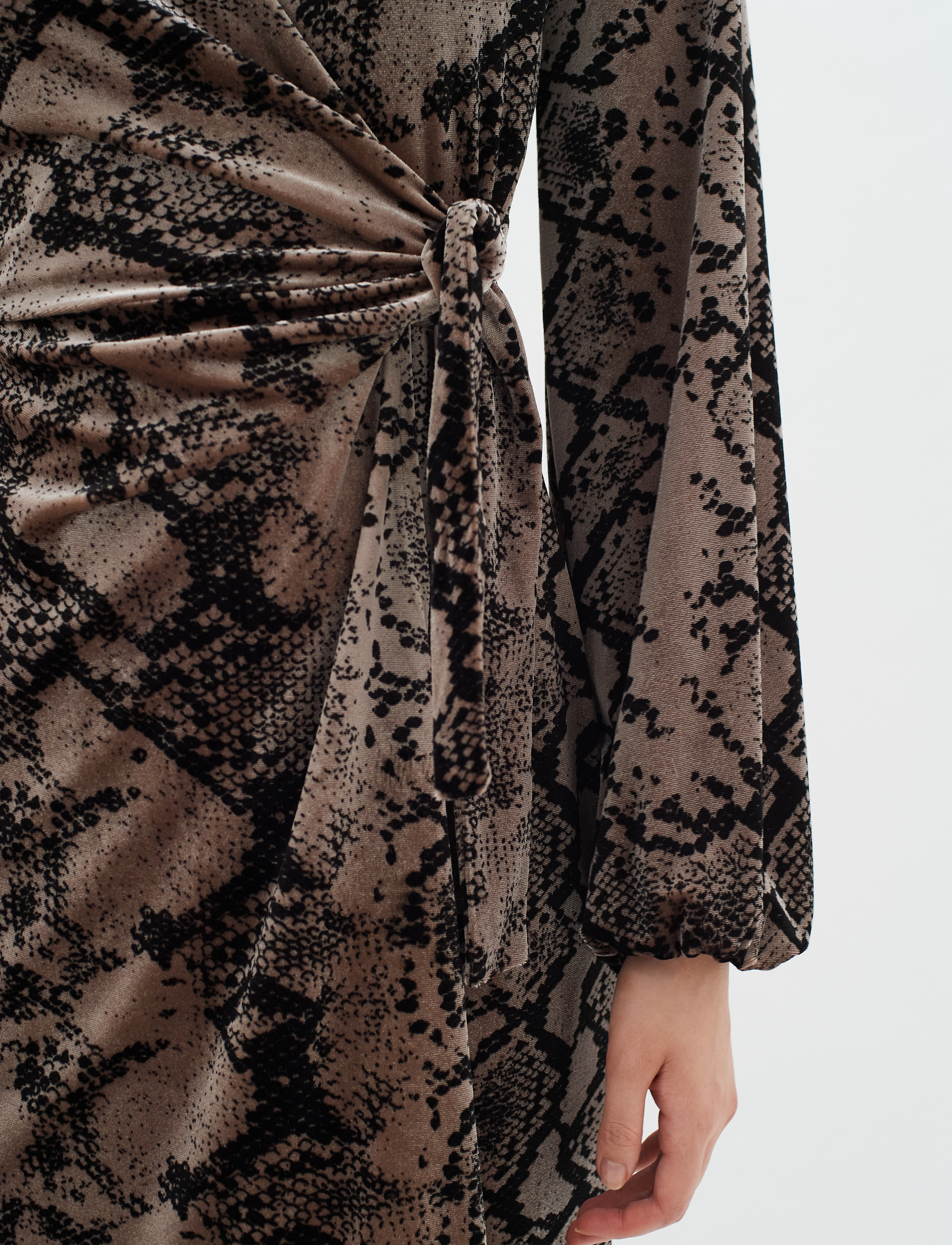 InWear - BrynnIW Goriel Wrap Dress - peoriided outlet-hindadega - sandy snake - 4