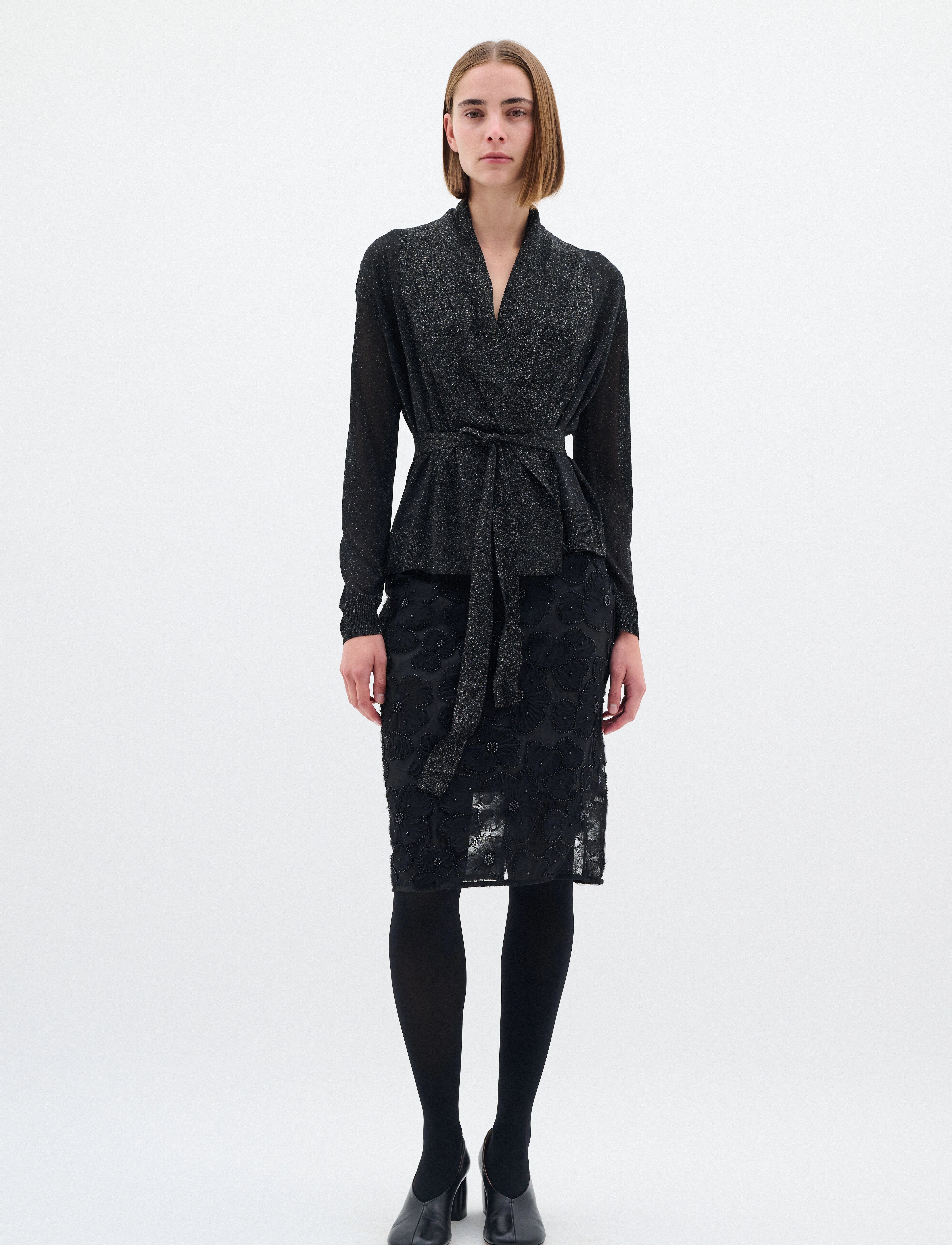 InWear - ThaniIW Short Cardigan - cardigans - black - 4