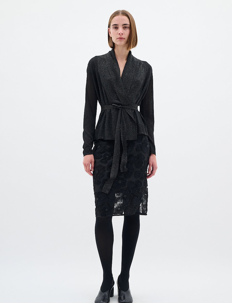 InWear - ThaniIW Short Cardigan - cardigans - black - 4