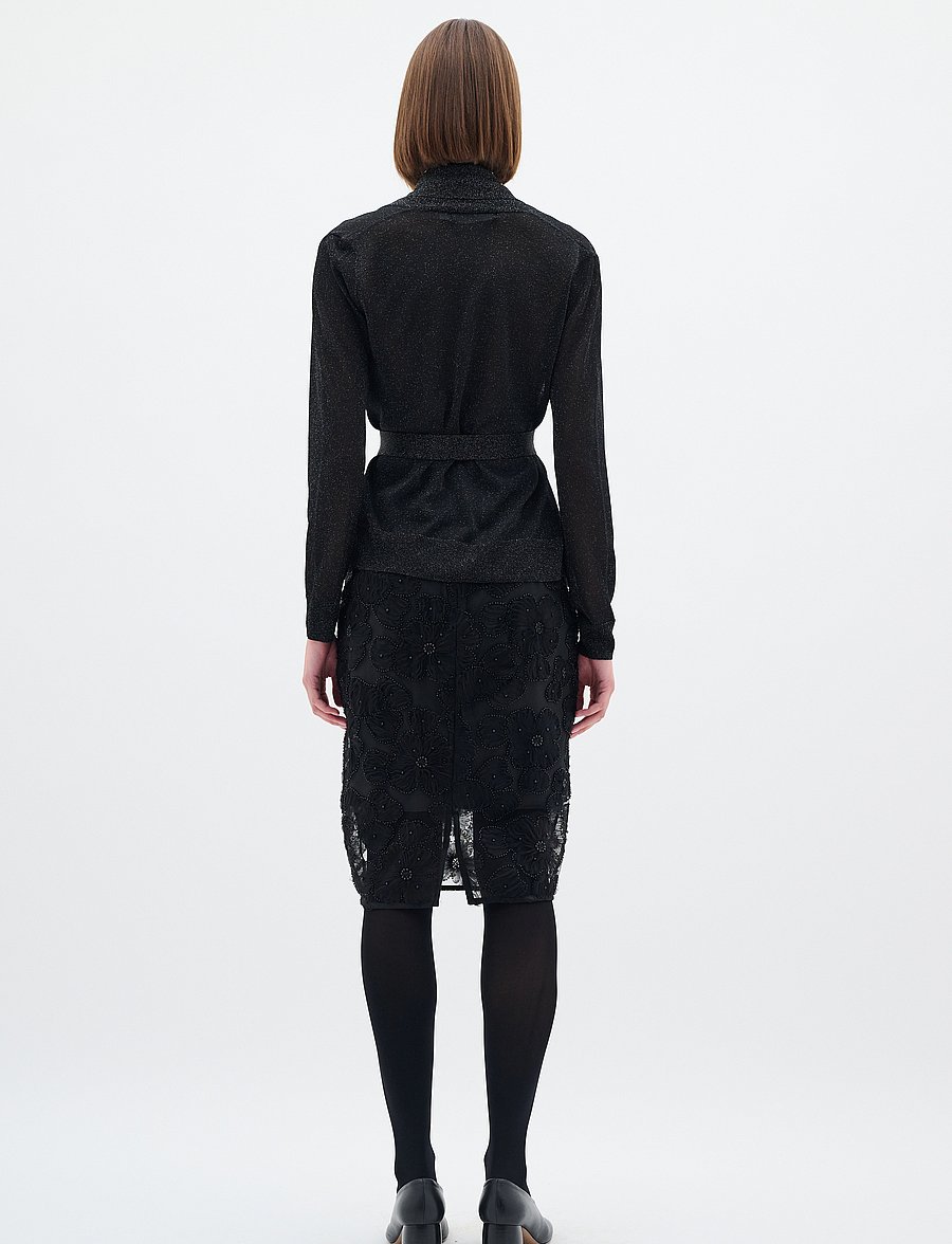 InWear - ThaniIW Short Cardigan - cardigans - black - 5