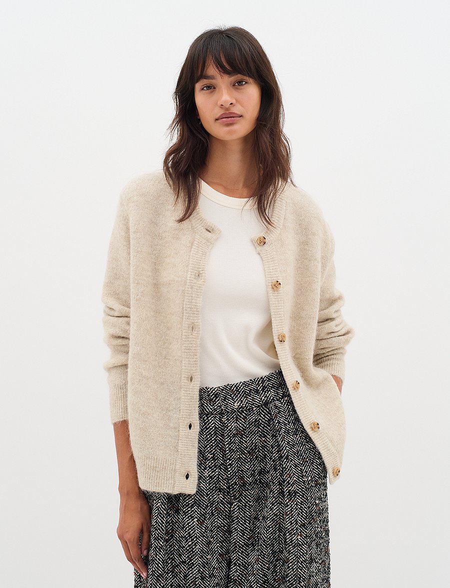 InWear - HarrietIW Cardigan - cardigans - haze melange - 4