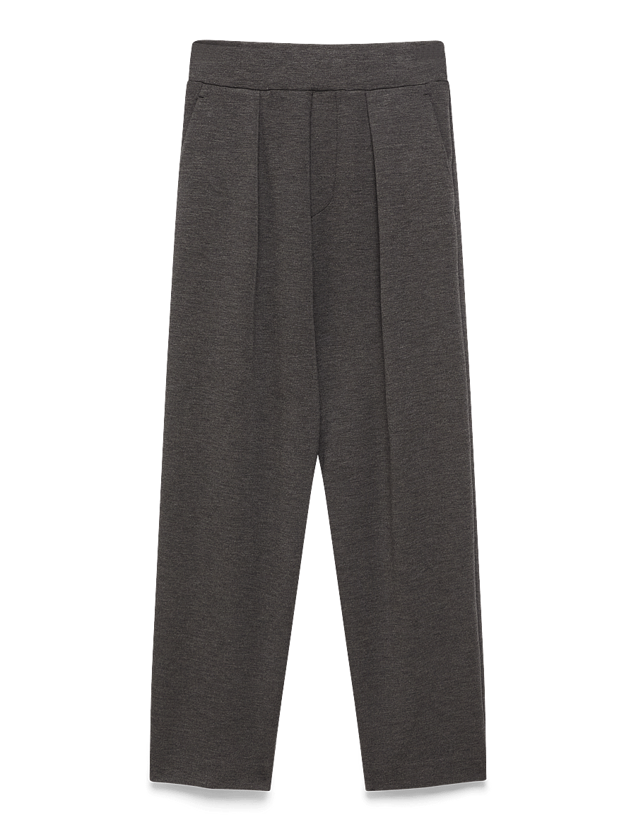 InWear - PannieIW Melange Pant - barrel-bukser - dark grey melange - 2