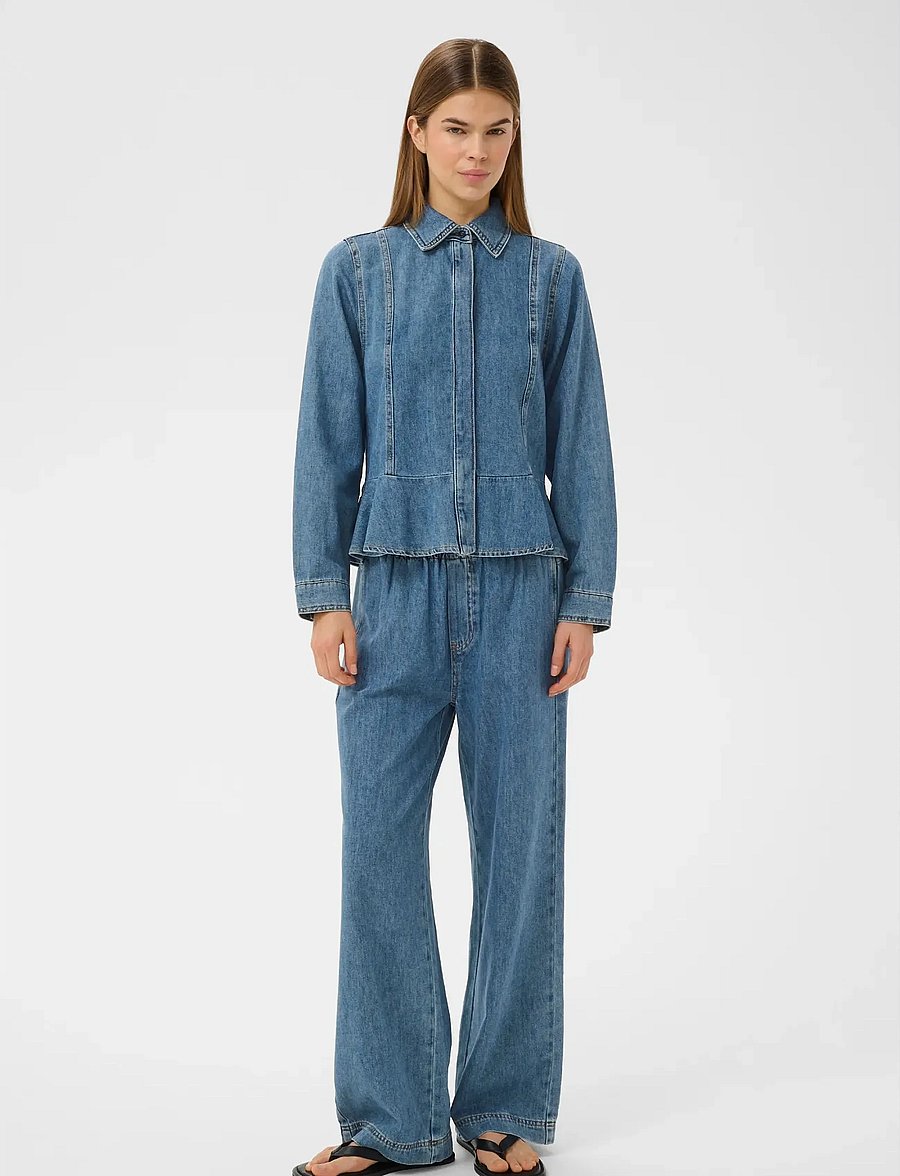 InWear - SOPHINAIW SHIRT - denimskjorter - washed medium blue denim - 3