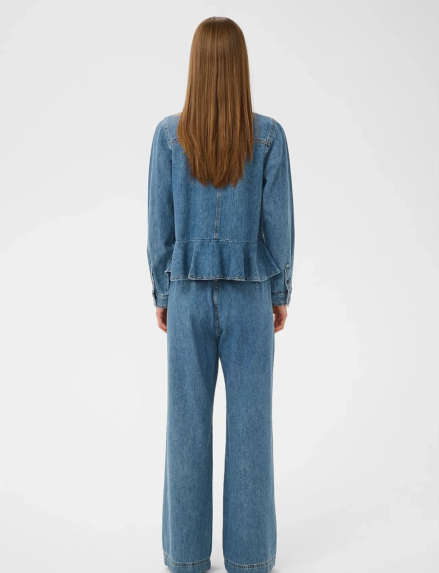 InWear - SOPHINAIW SHIRT - denimskjorter - washed medium blue denim - 4