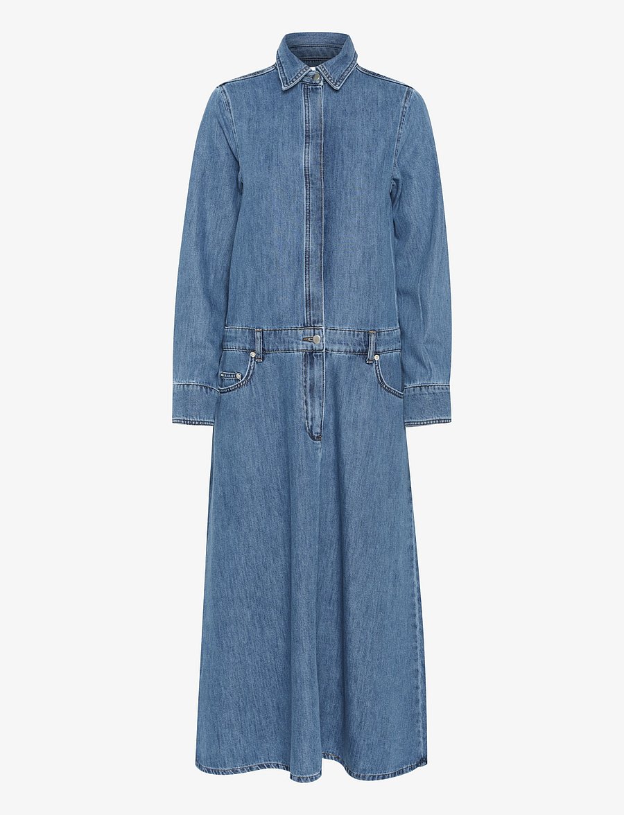 InWear - SophinaIW Dress - teksakleidid - washed denim - 1
