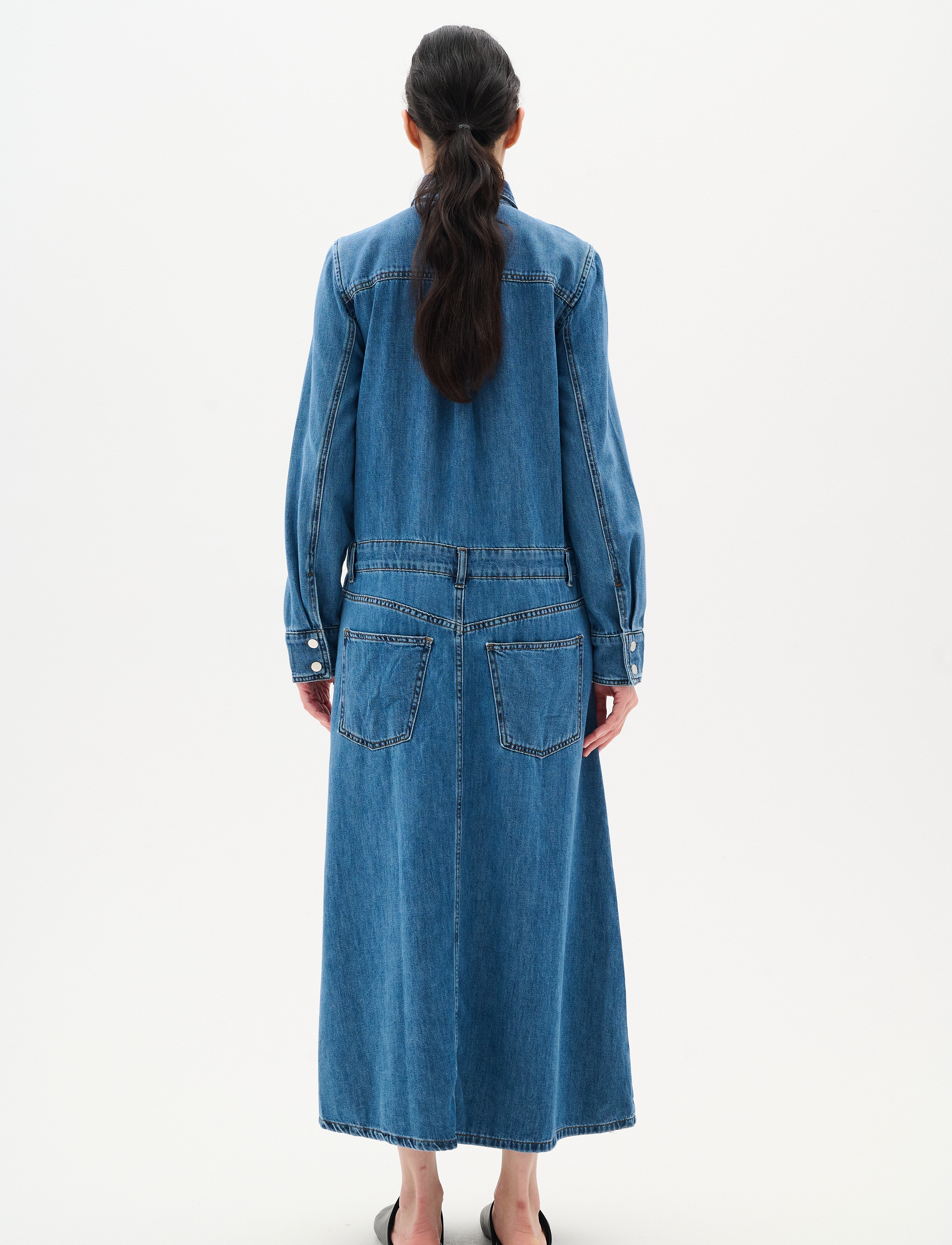 InWear - SophinaIW Dress - denim dresses - washed denim - 4