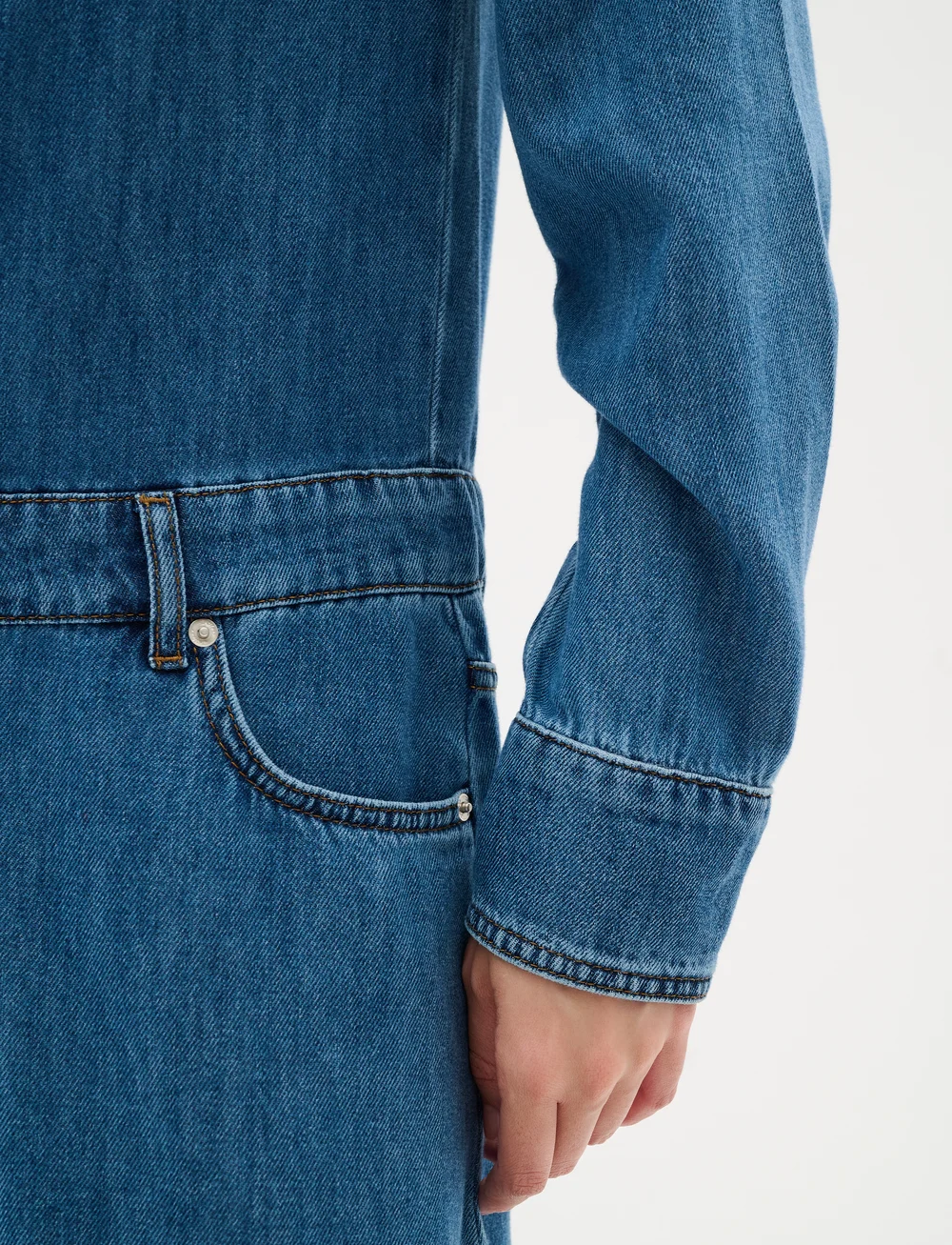 InWear - SophinaIW Dress - jeansklänningar - washed denim - 5