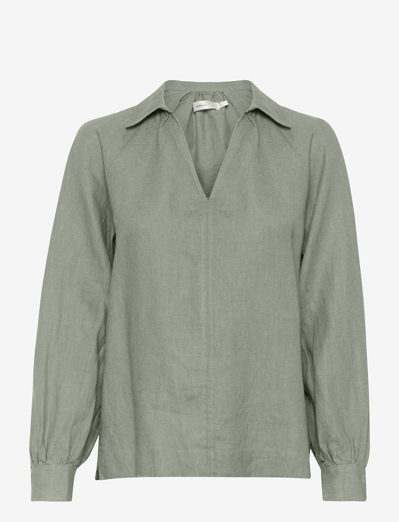 InWear - SolinaIW Blouse - langærmede bluser - agave green - 1