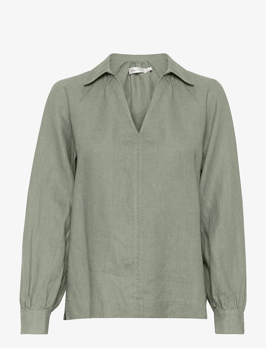 InWear - SolinaIW Blouse - langärmelige blusen - agave green - 1
