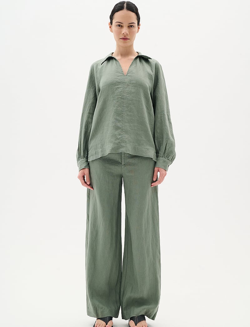 InWear - SolinaIW Blouse - langärmlige blusen - agave green - 3