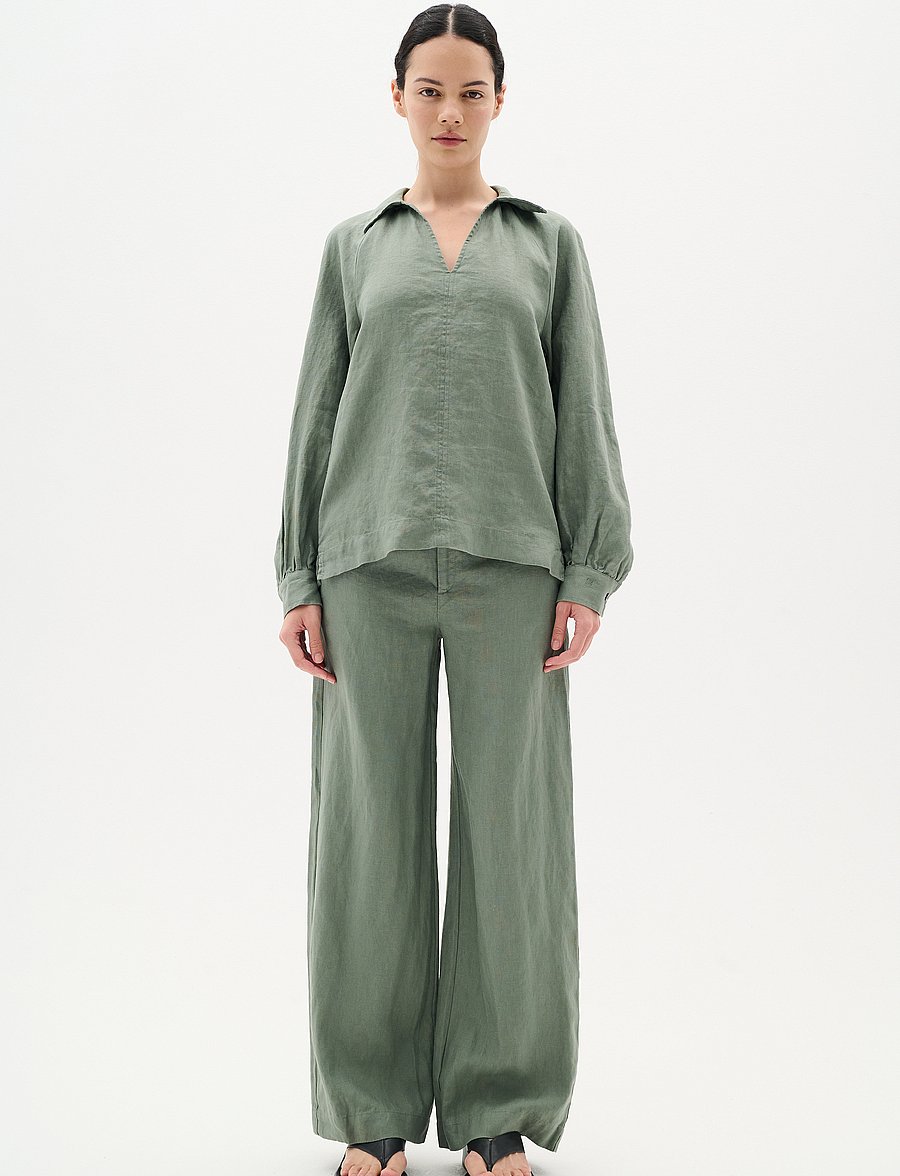 InWear - SolinaIW Blouse - langärmelige blusen - agave green - 3