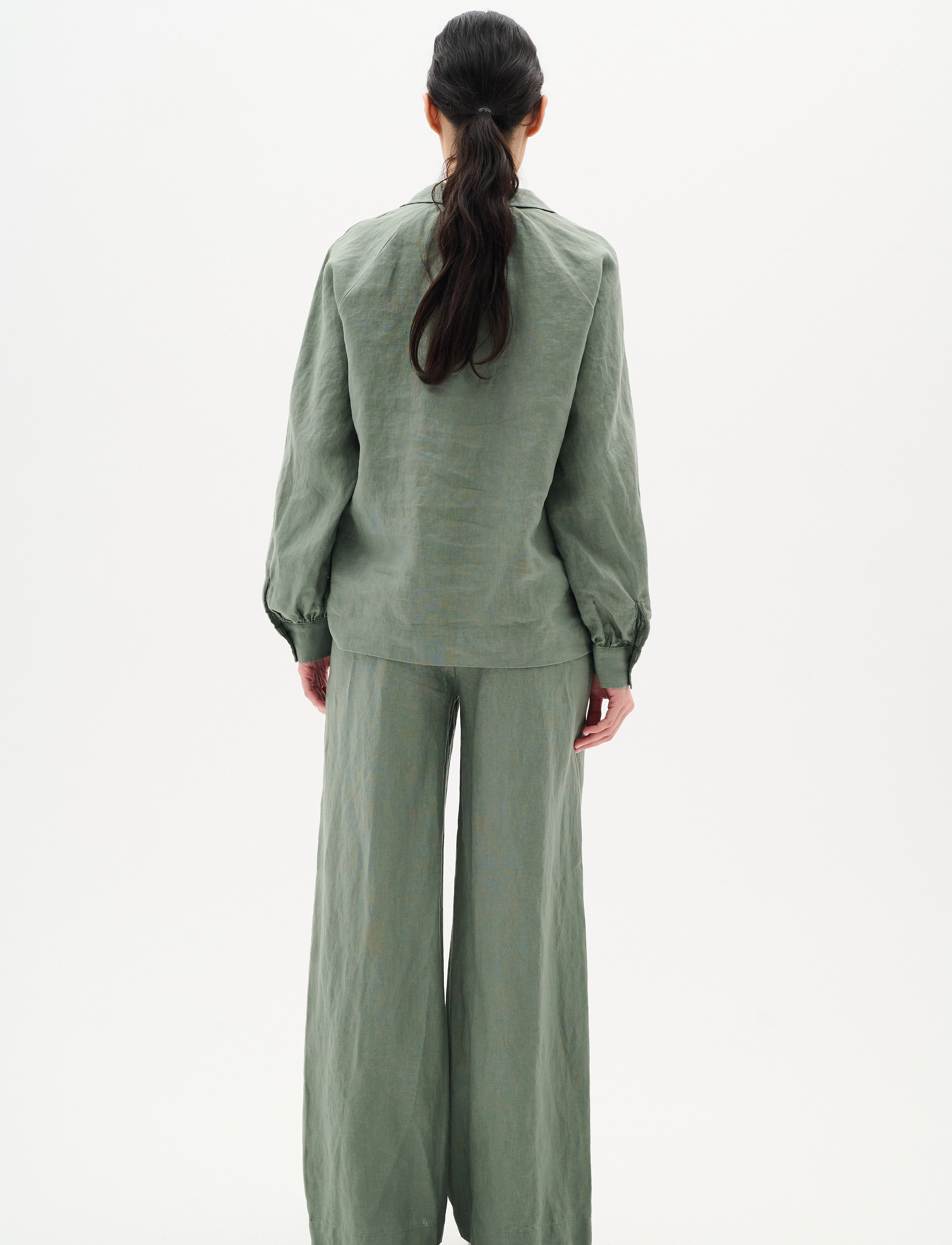 InWear - SolinaIW Blouse - langärmlige blusen - agave green - 4