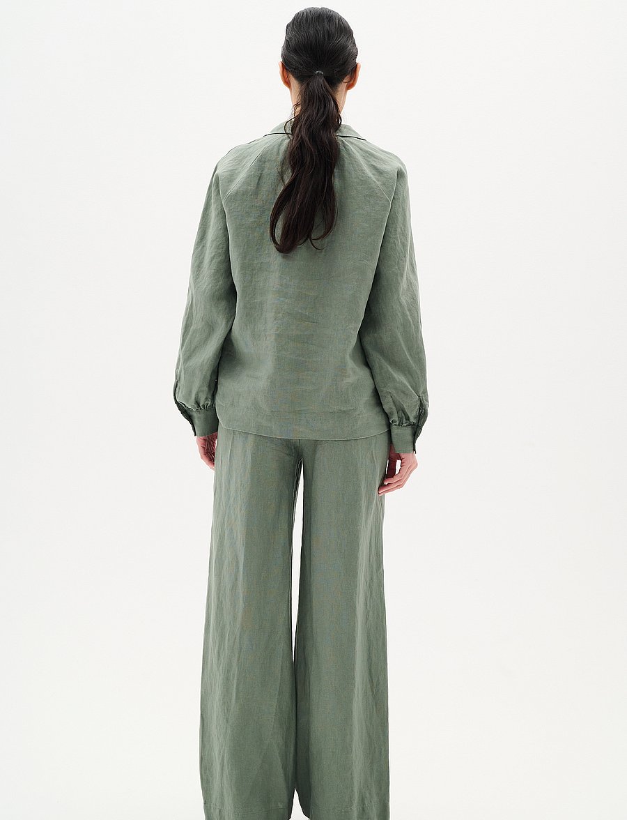 InWear - SolinaIW Blouse - langärmelige blusen - agave green - 4