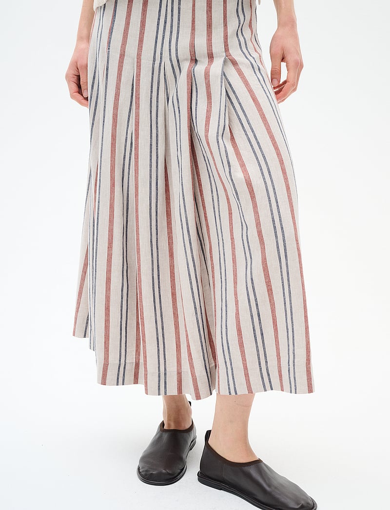 InWear - SannieIW Skirt - maxi röcke - haze melange stripe - 0