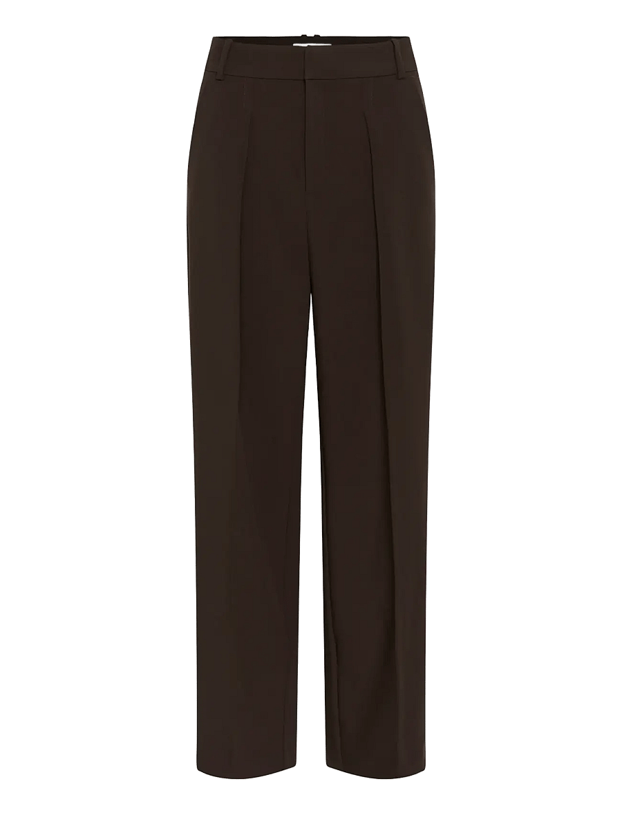 InWear - WilcoxIW Pants - raka byxor - chocolate brown - 1