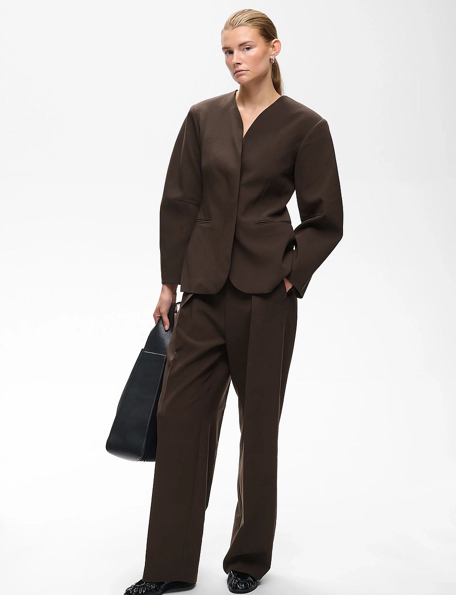 InWear - WilcoxIW Pants - raka byxor - chocolate brown - 3