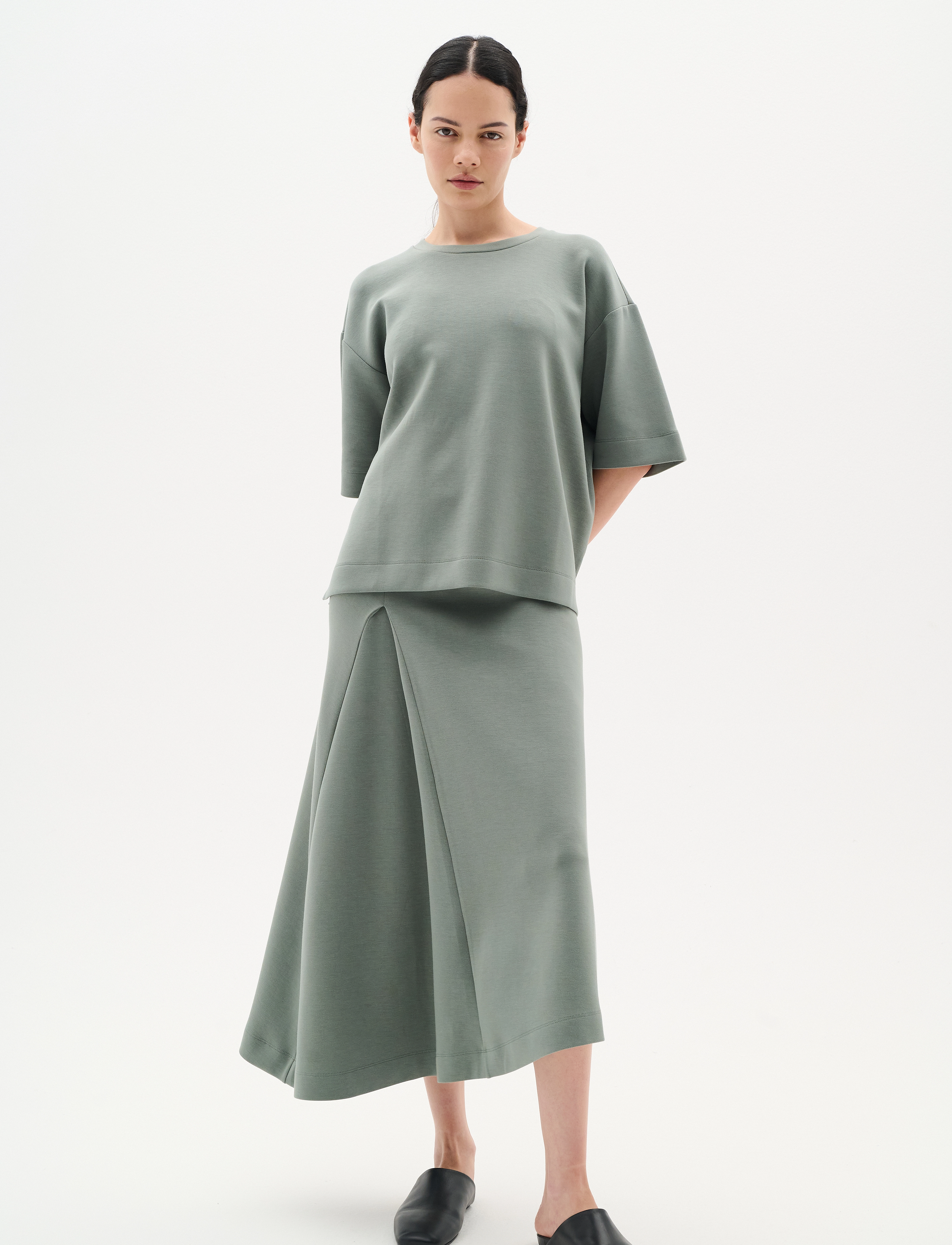 InWear AnniehIW Skirt - Nederdele - AGAVE GREEN / green