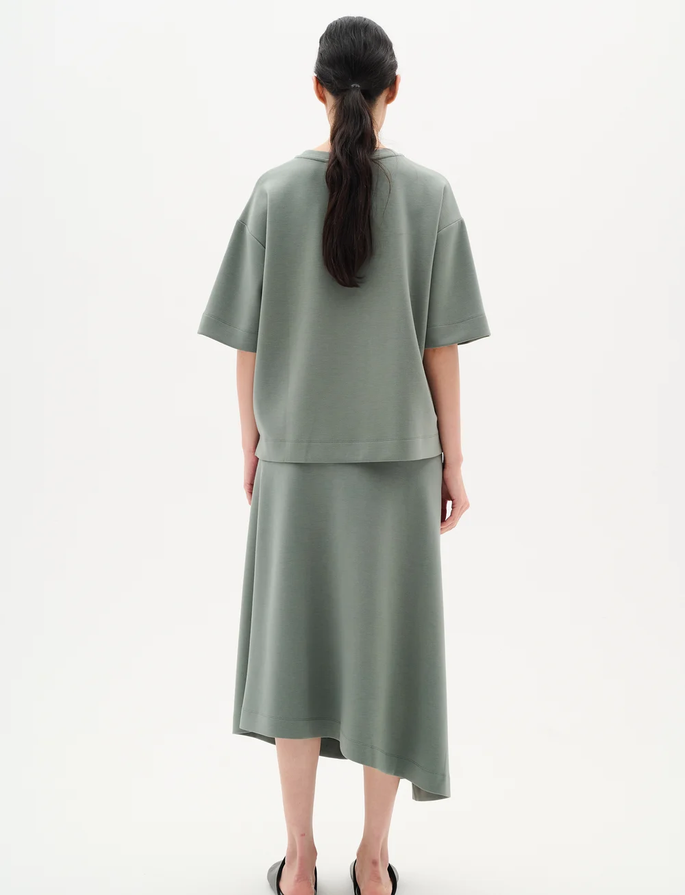 InWear - AnniehIW Skirt - midi-röcke - agave green - 3