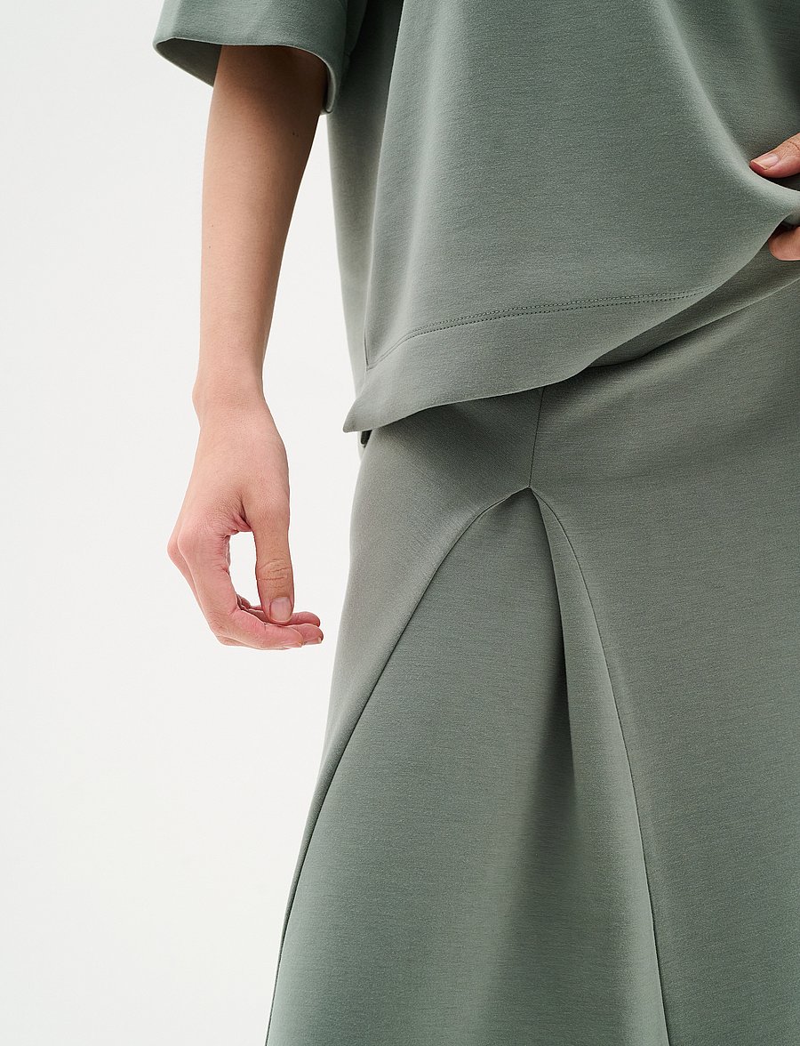 InWear - AnniehIW Skirt - midiseelikud - agave green - 4
