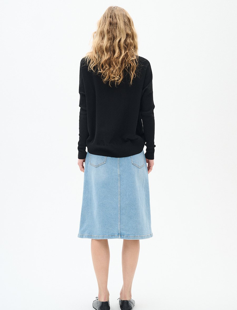 InWear - SindraIW Skirt - jeansröcke - light washed denim - 4