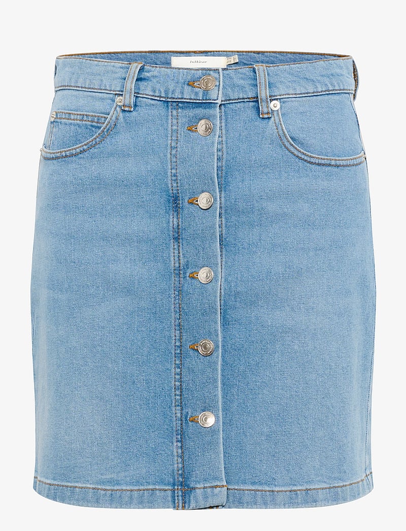 InWear - SindraIW Short Skirt - jeanskjolar - light washed denim - 1