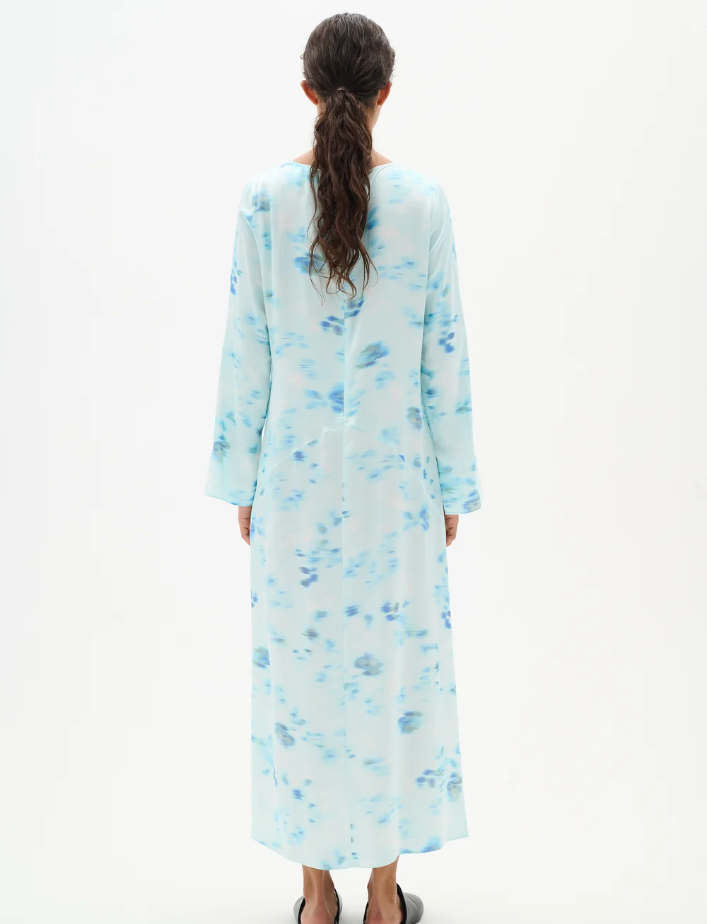 InWear - CassIW Dress - modetrends - dusty aqua mysterious flower - 4
