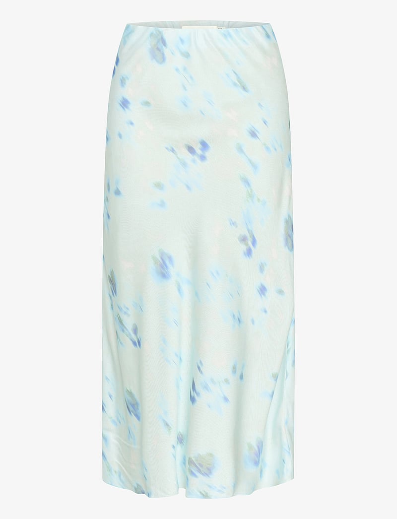 InWear - CassIW Skirt - midi-röcke - dusty aqua mysterious flower - 1