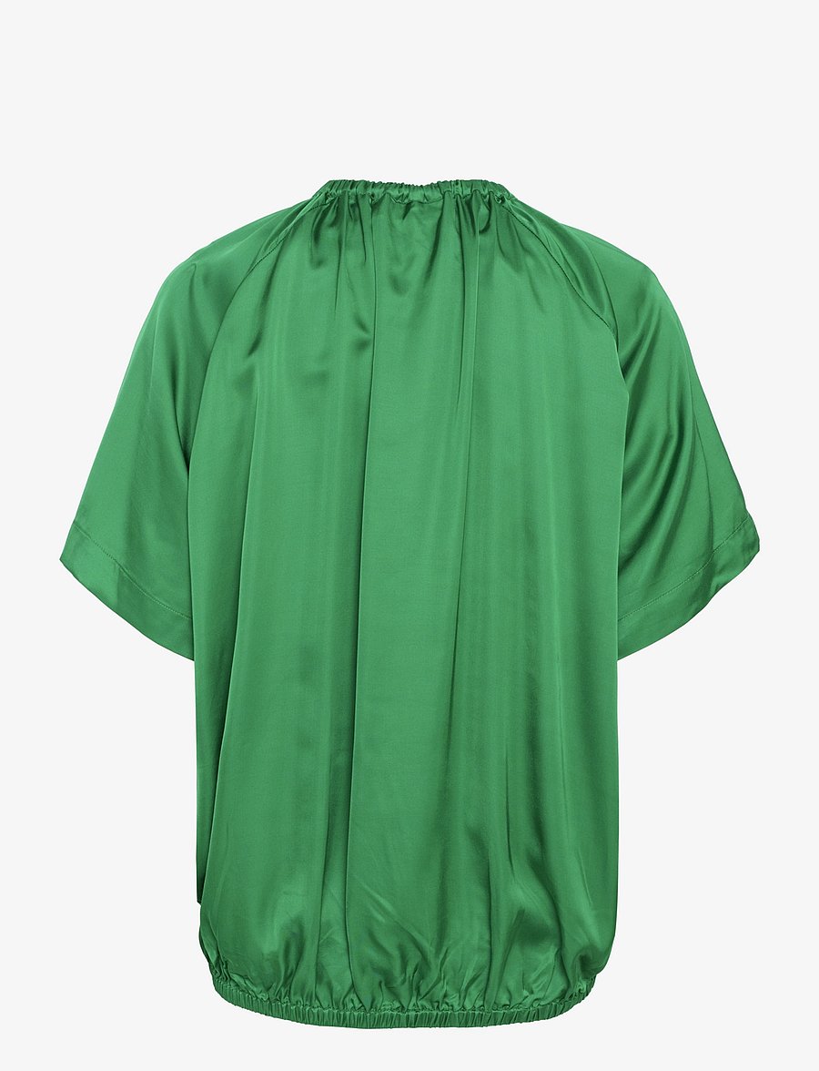 InWear - CassIW Blouse - kurzärmelige blusen - kale green - 2