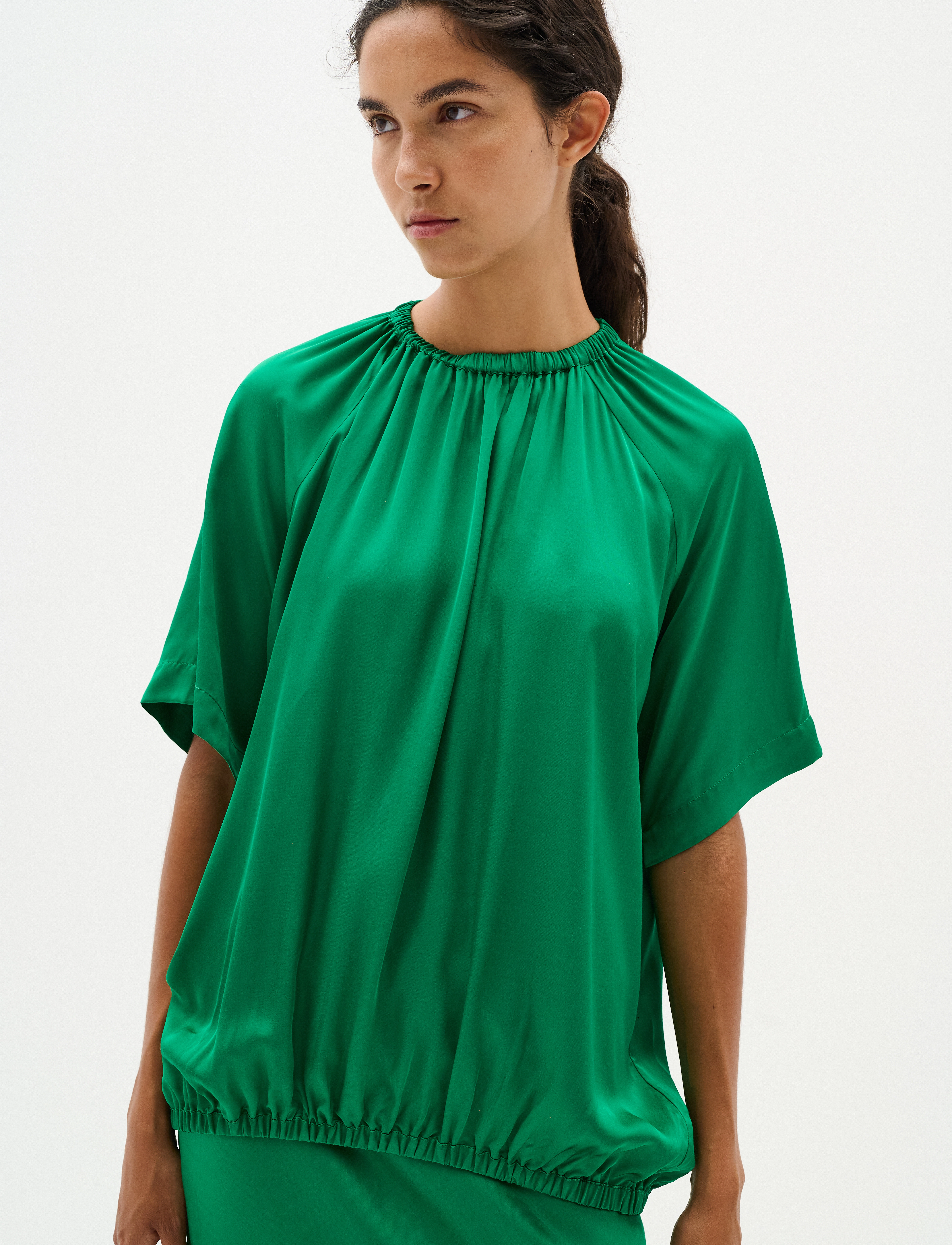 InWear Cassiw Blouse, 34, Green, Bluser > Kortærmede, Dame