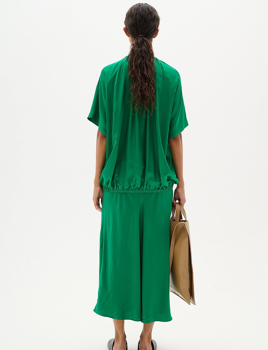 InWear - CassIW Blouse - kurzärmelige blusen - kale green - 4