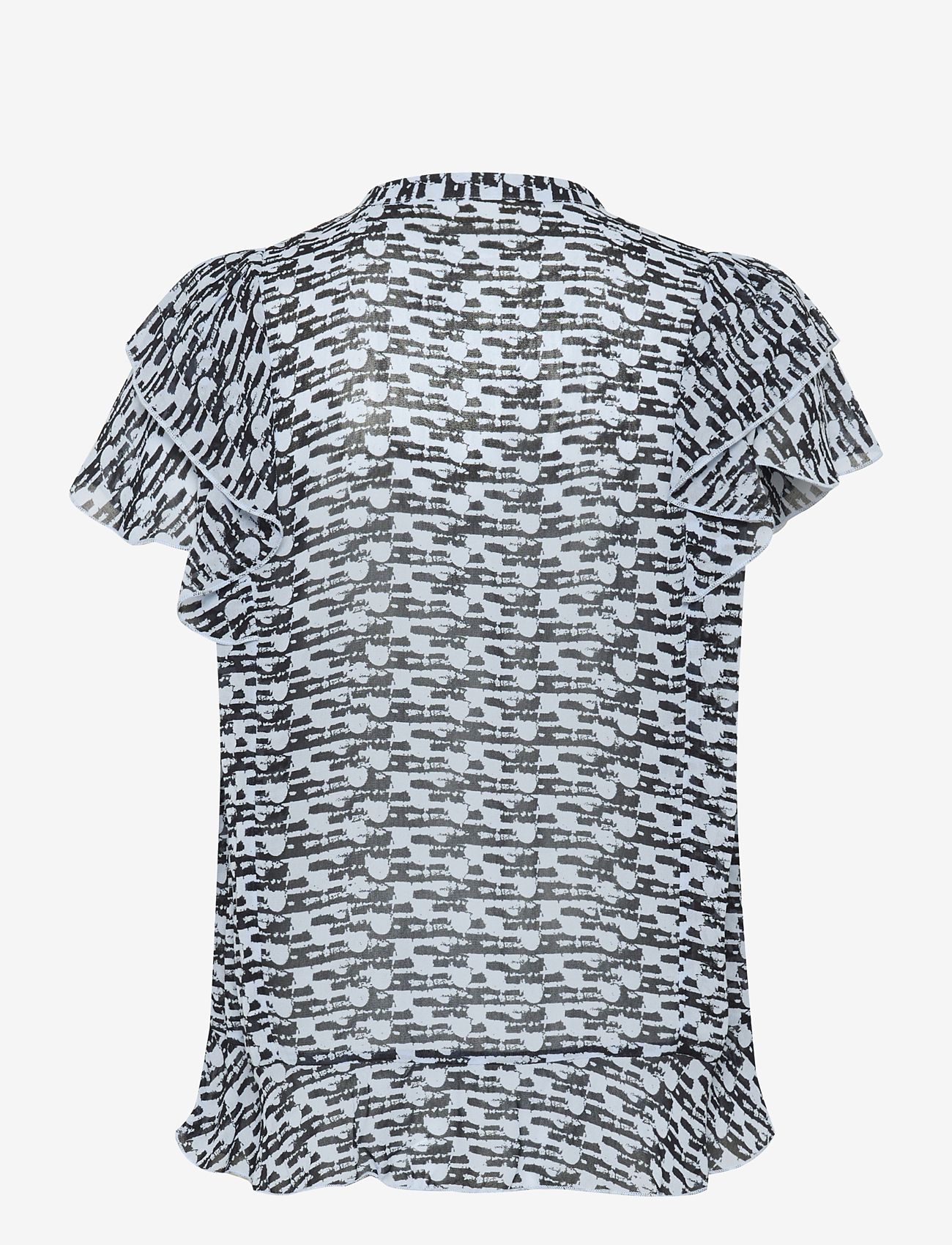 InWear - CessieIW Blouse - blouses à manches courtes - blue diffused wall - 2