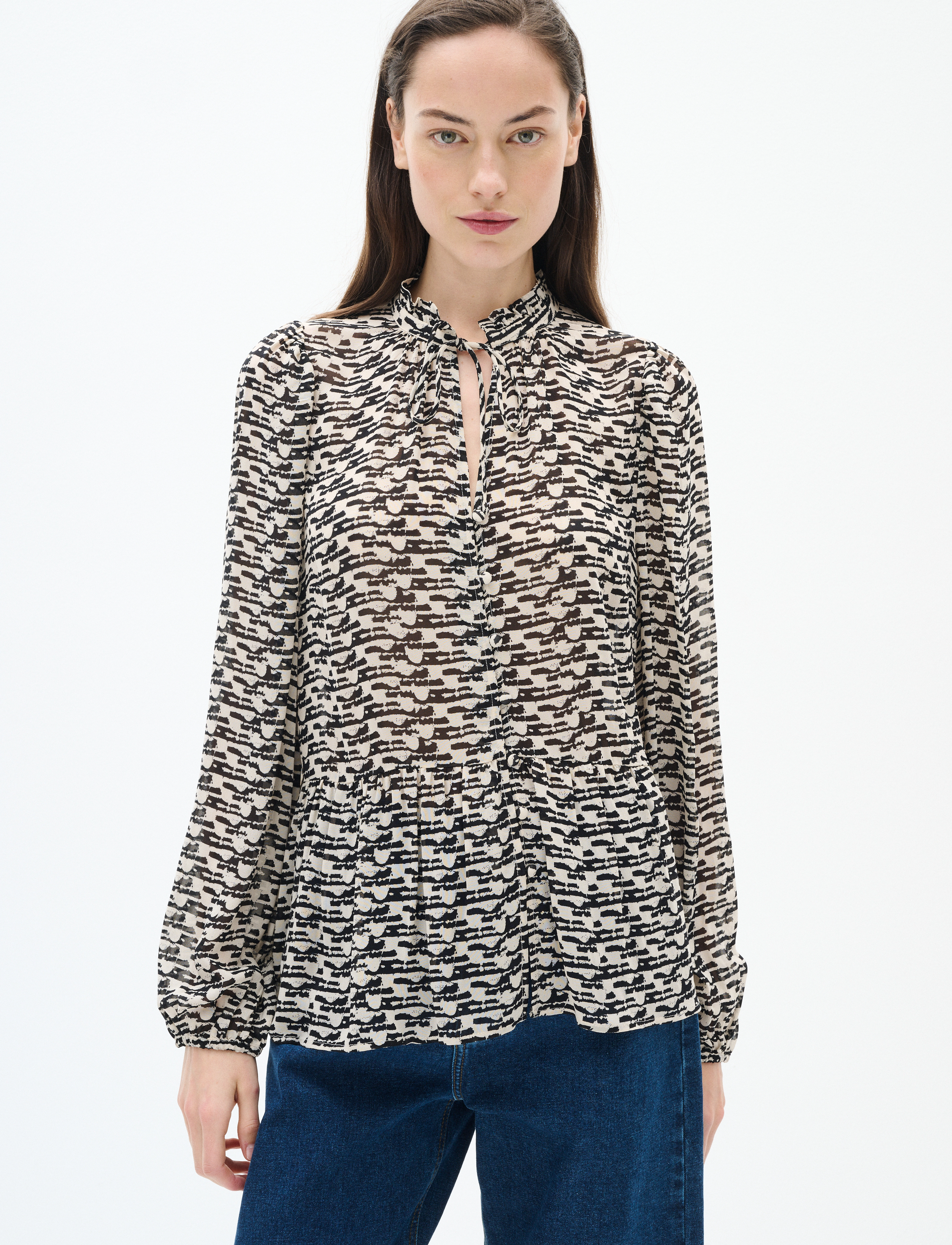 InWear CessieIW Shirt - Bluser - NEUTRAL DIFFUSED WALL / beige
