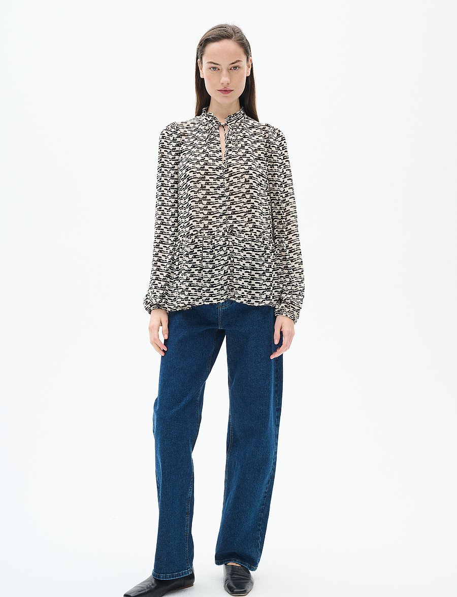 InWear - CessieIW Shirt - langärmelige blusen - neutral diffused wall - 3