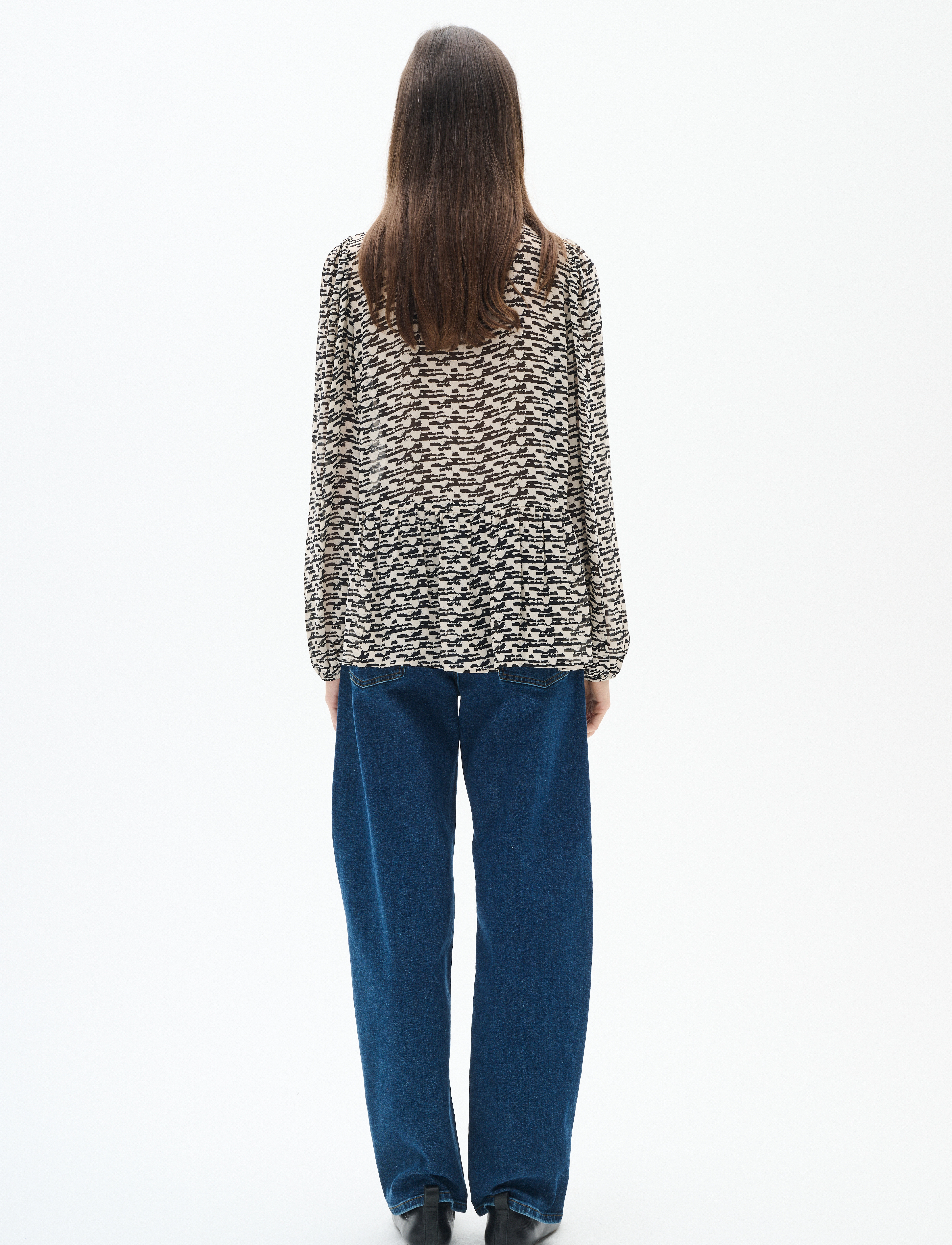 InWear - CessieIW Shirt - pikkade varrukatega pluusid - neutral diffused wall - 4