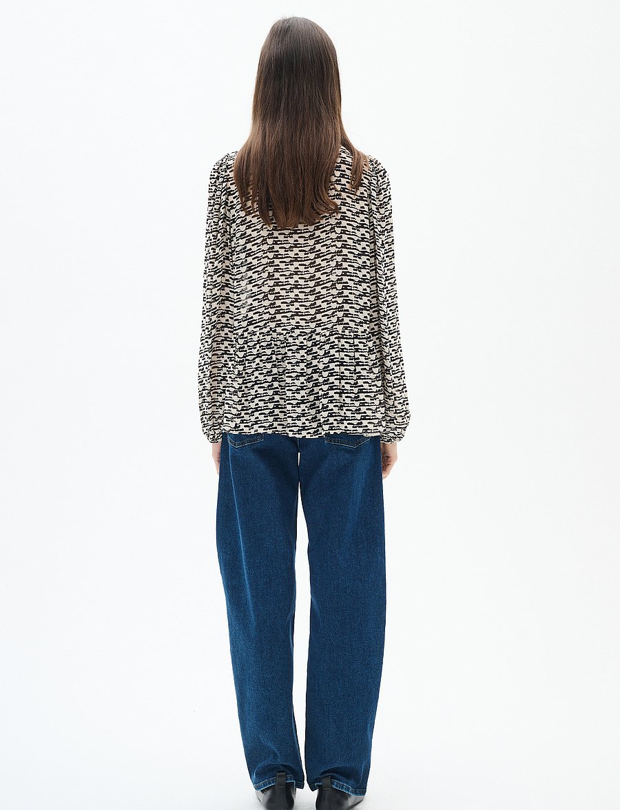 InWear - CessieIW Shirt - langärmelige blusen - neutral diffused wall - 4